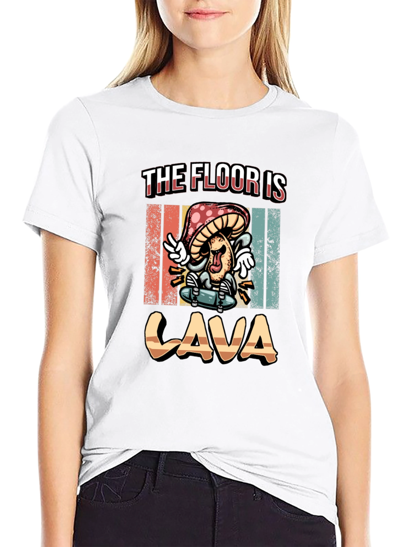 The Floor is Lava Mushroom T-Shirt