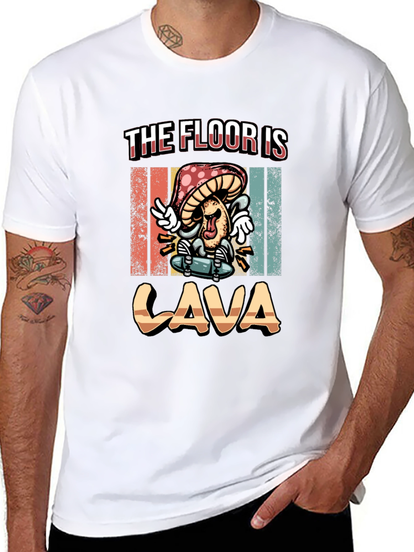 The Floor is Lava Mushroom T-Shirt