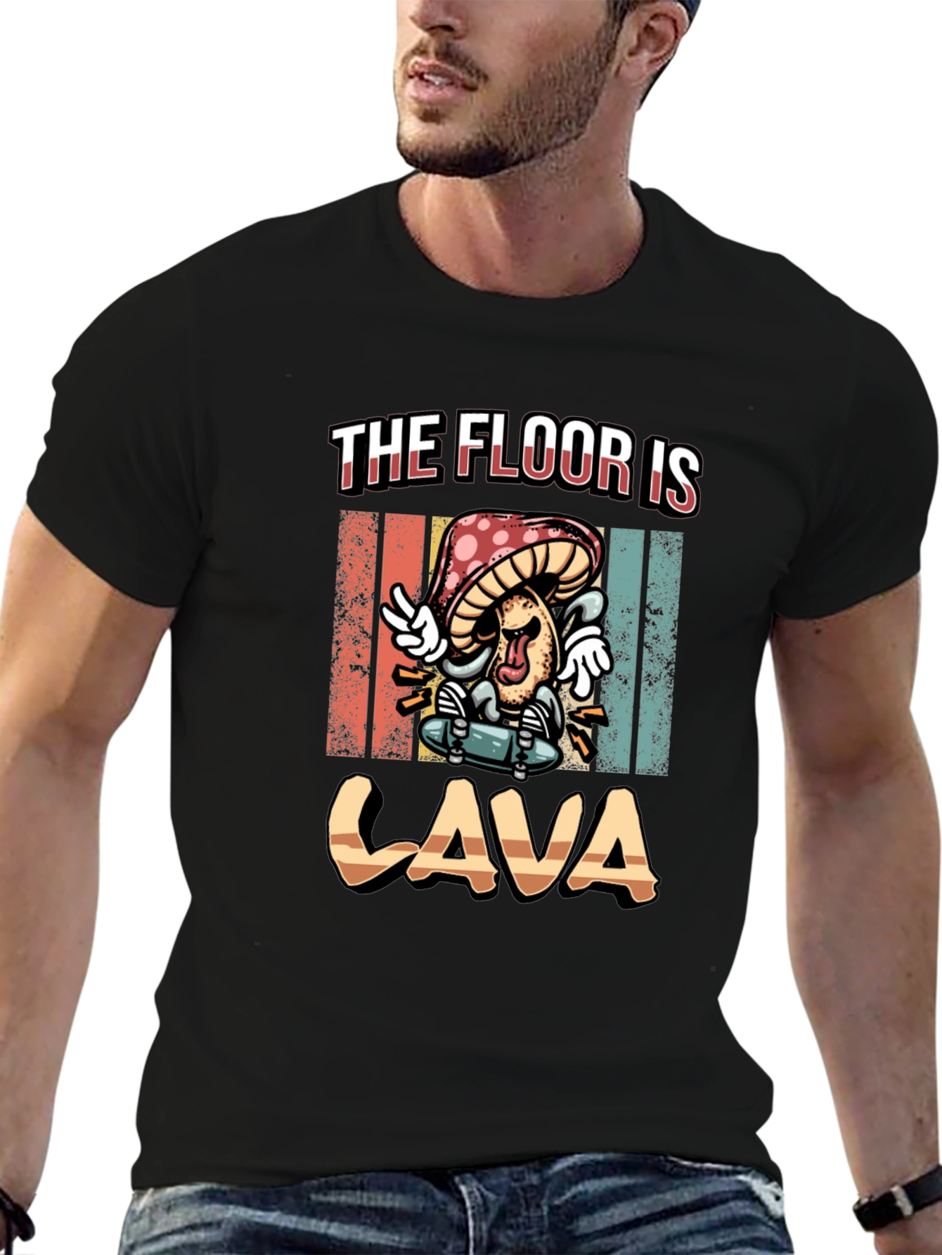 The Floor is Lava Mushroom T-Shirt