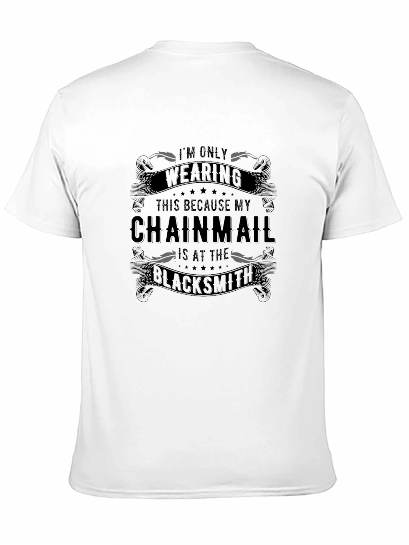 Chainmail Blacksmith T-Shirt - Humorous Graphic Tee