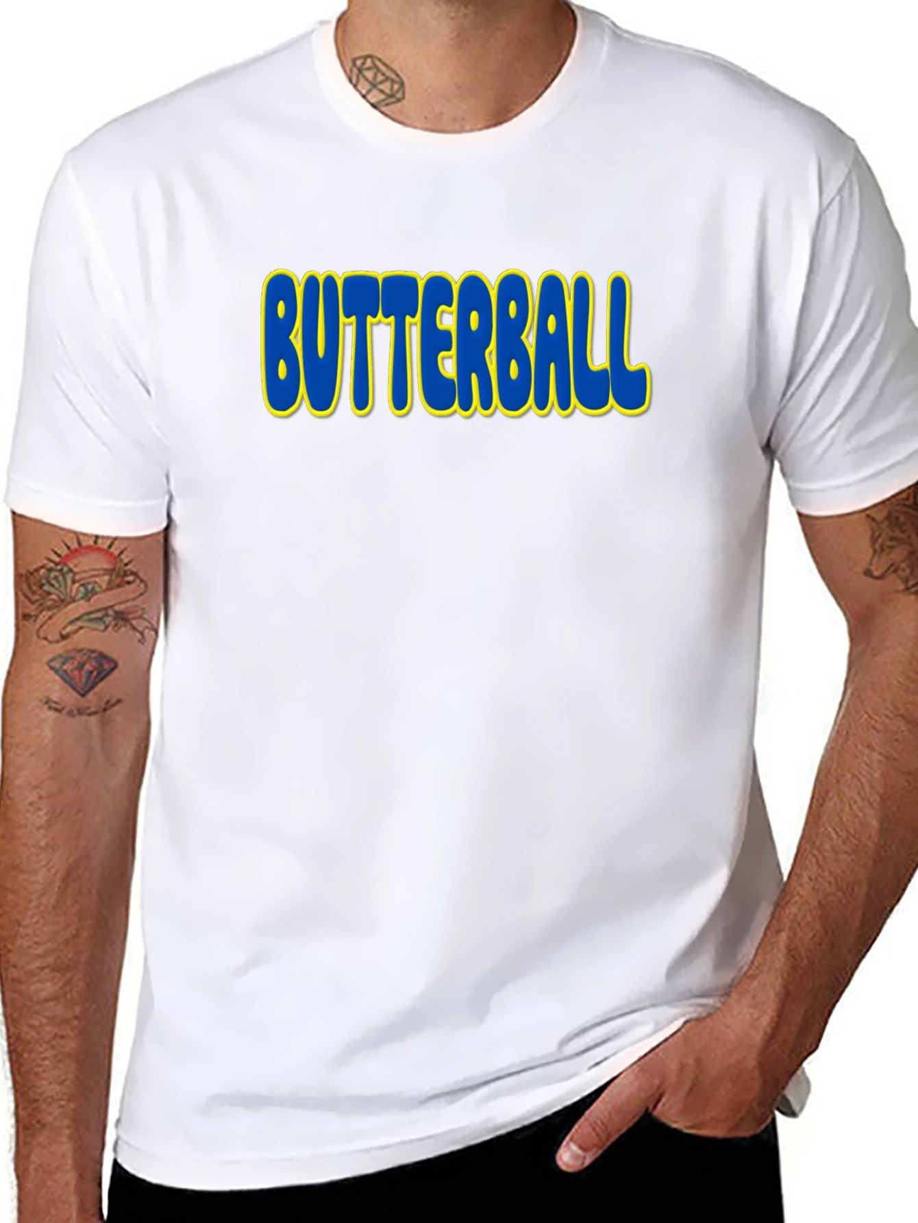 Butterball Graphic Tee - Novelty Print T-Shirt