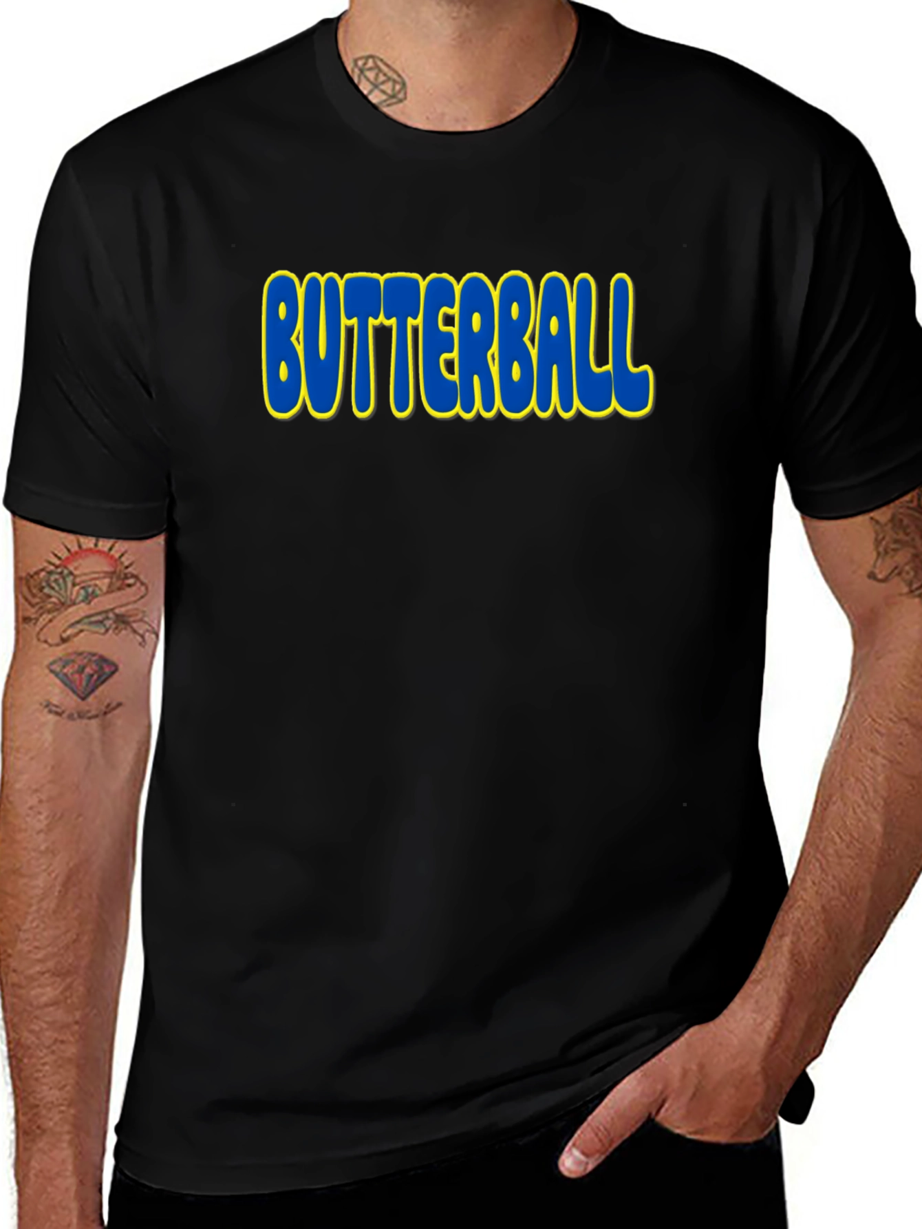 Butterball Graphic Tee - Novelty Print T-Shirt