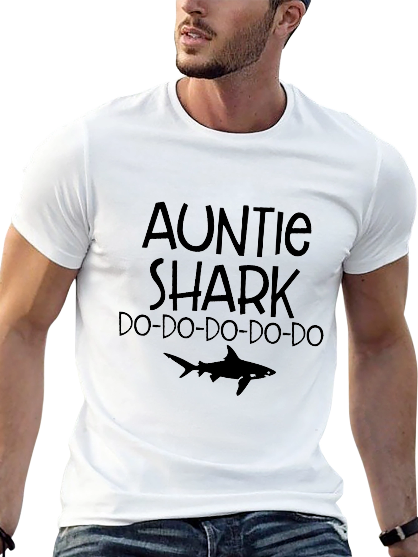 Auntie Shark T-Shirt - Do Do Do Funny Tee