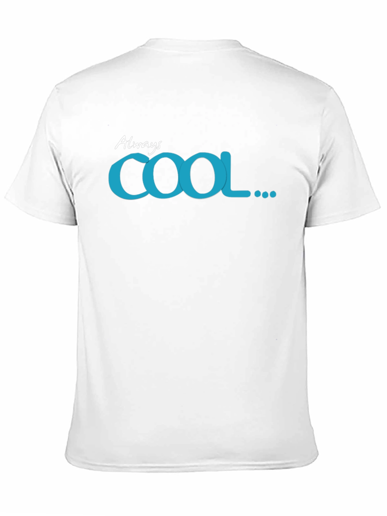 Always Cool Graphic Tee - Black Cotton T-Shirt
