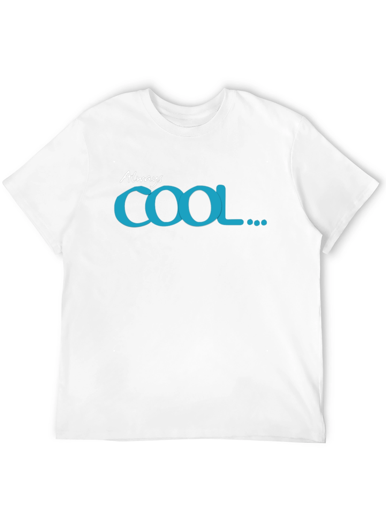 Always Cool Graphic Tee - Black Cotton T-Shirt