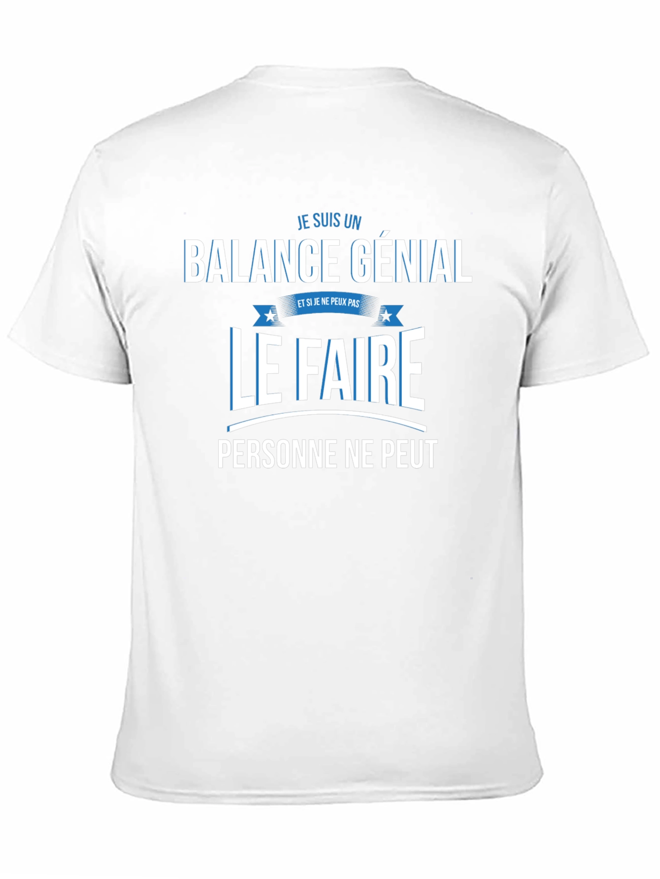 Balance Genial T-Shirt: Funny French Zodiac Tee