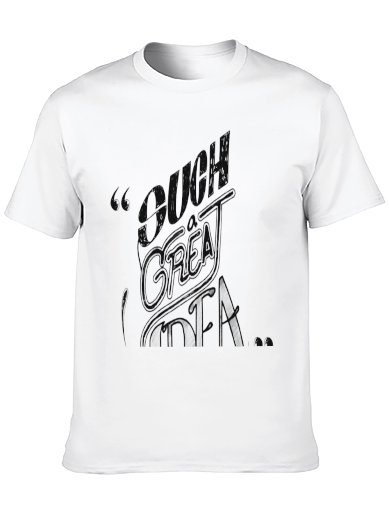 Black Graphic Print T-Shirt
