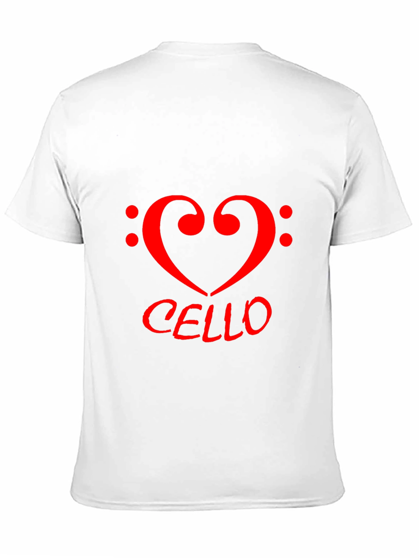 Cello Heart T-Shirt - Music Lovers Tee