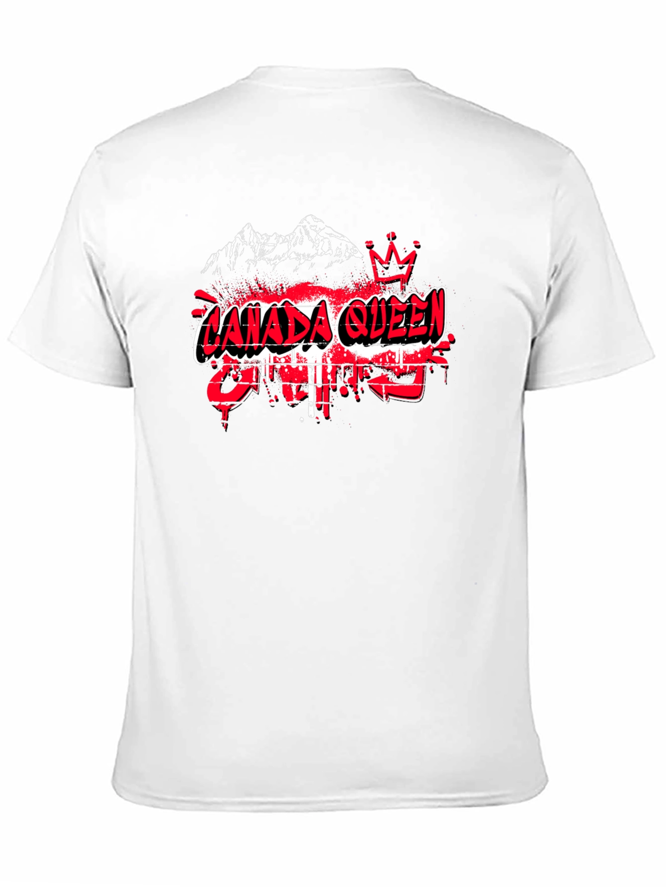 Canada Queen T-Shirt - Black Tee