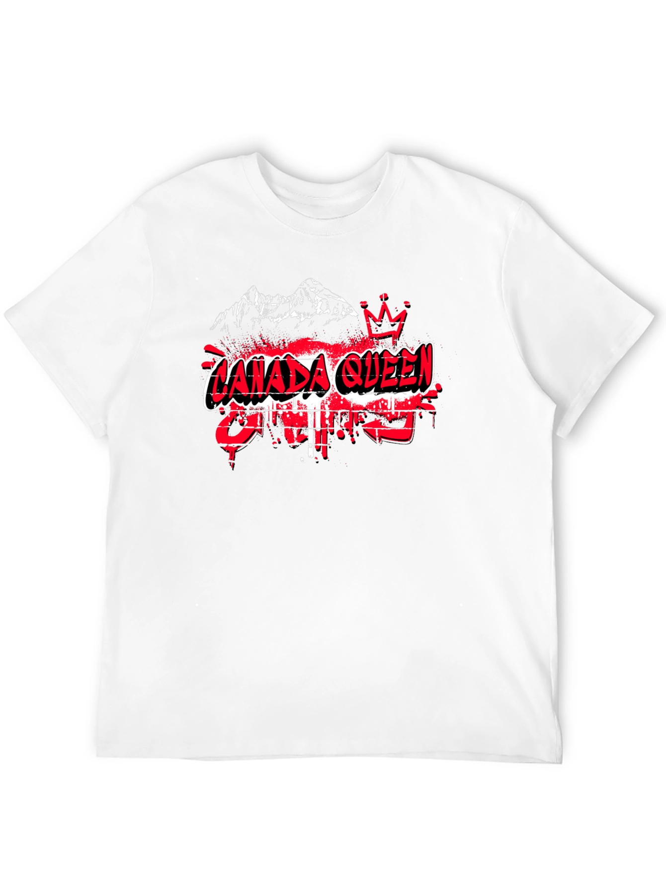 Canada Queen T-Shirt - Black Tee