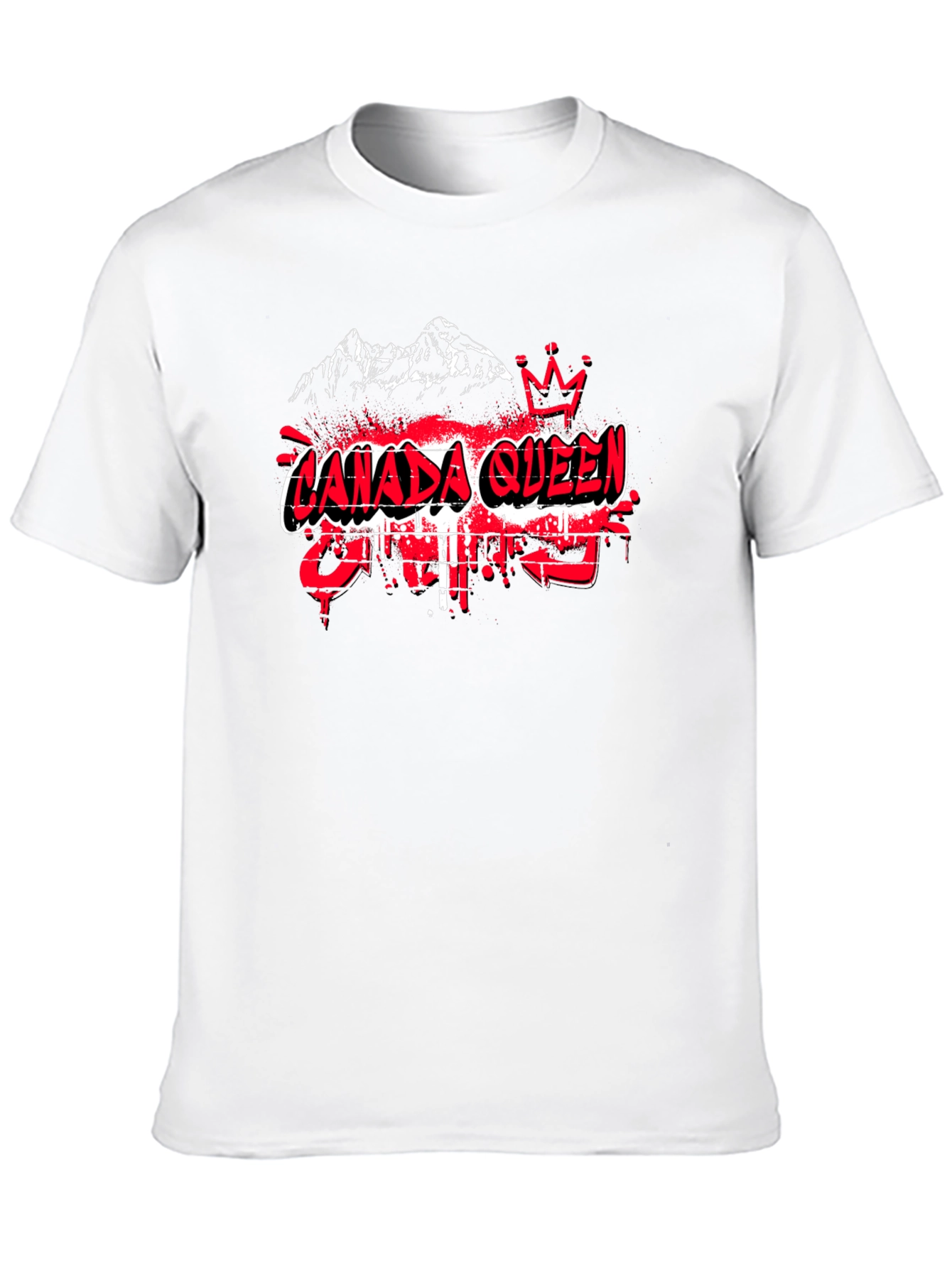 Canada Queen T-Shirt - Black Tee