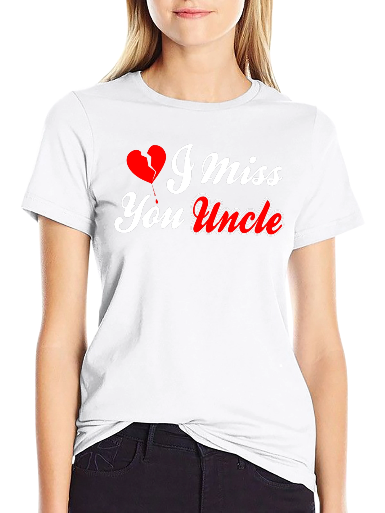 I Miss You Uncle T-Shirt Memorial Gift