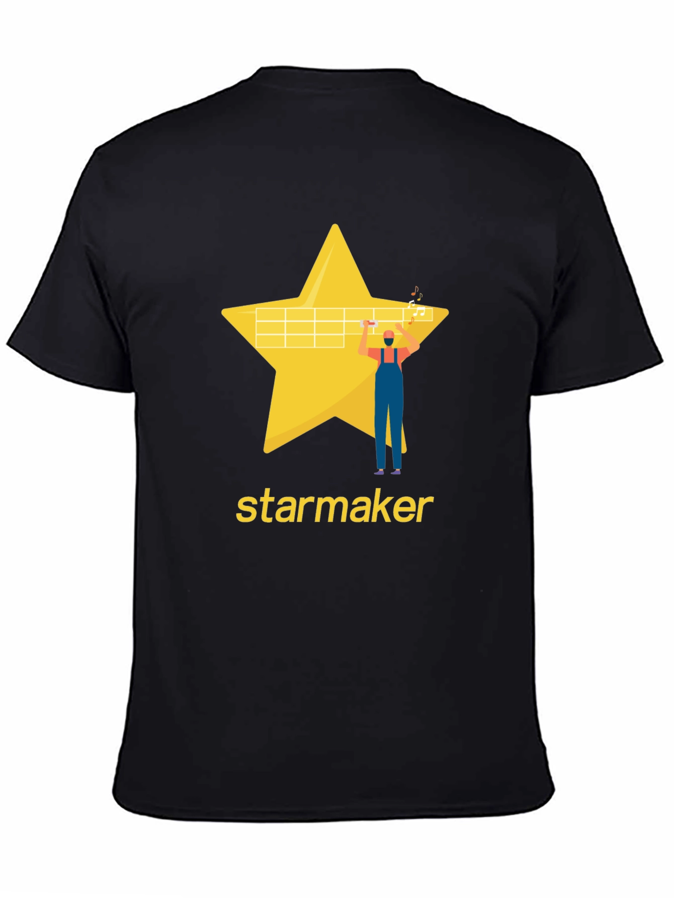 Starmaker Black T-Shirt - Stylish Graphic Tee
