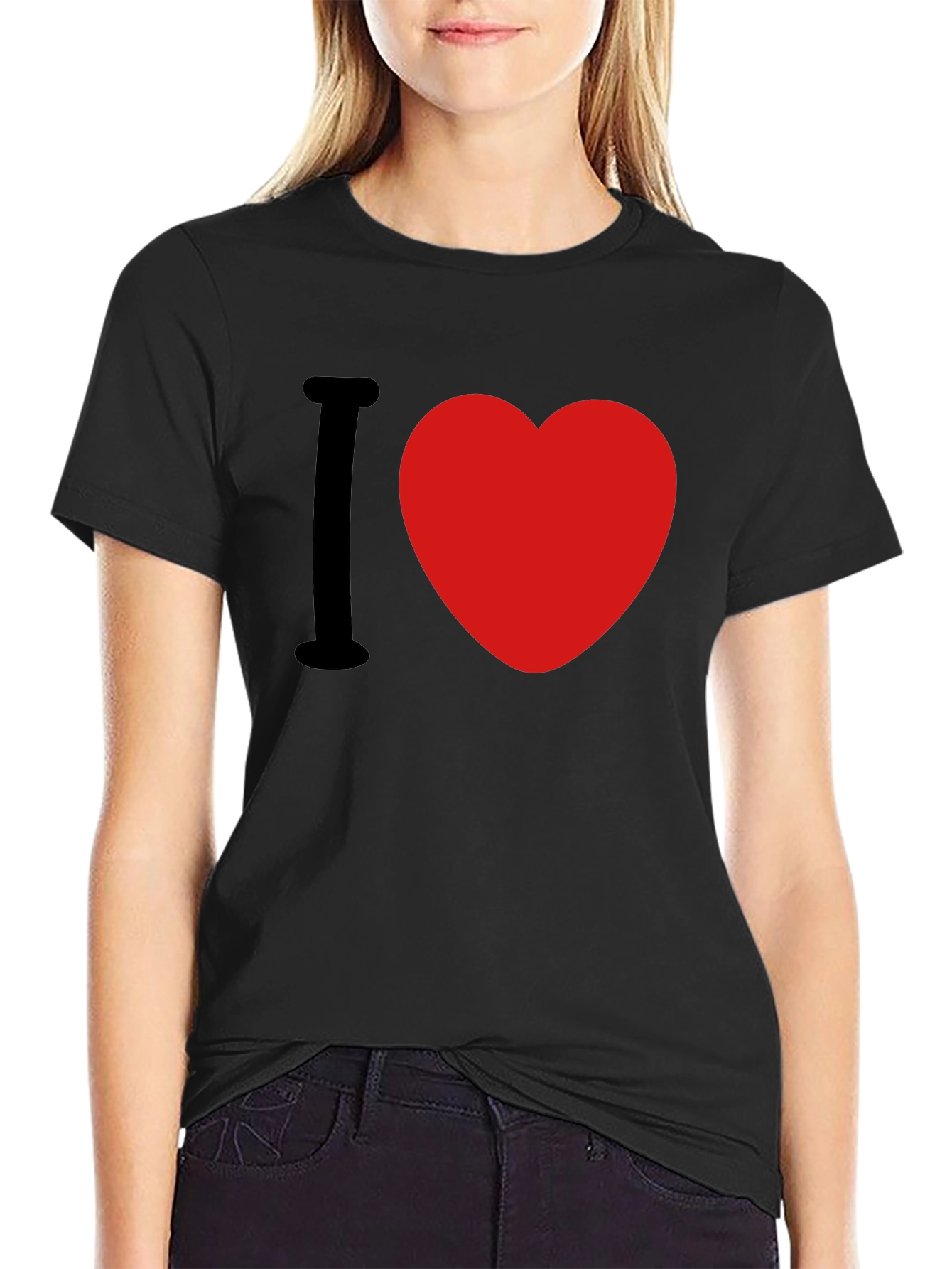 I Love Heart Graphic T-Shirt