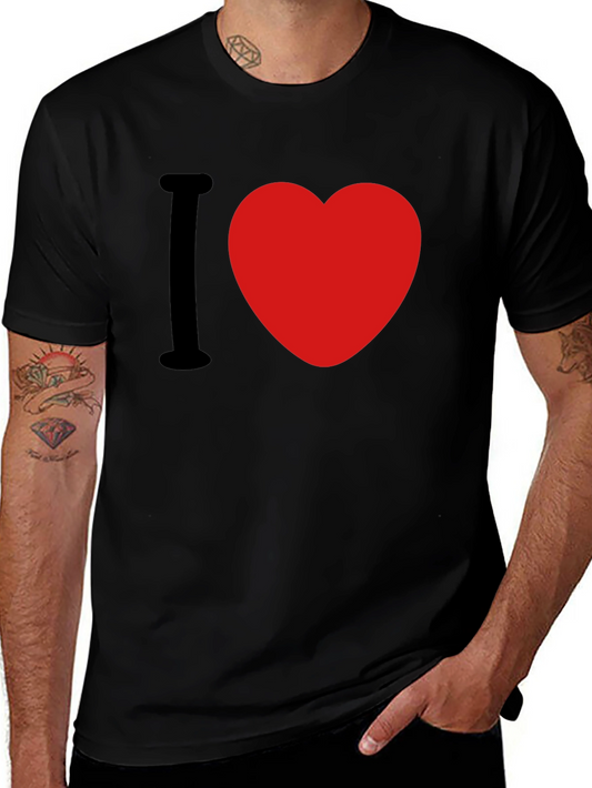 I Love Heart Graphic T-Shirt