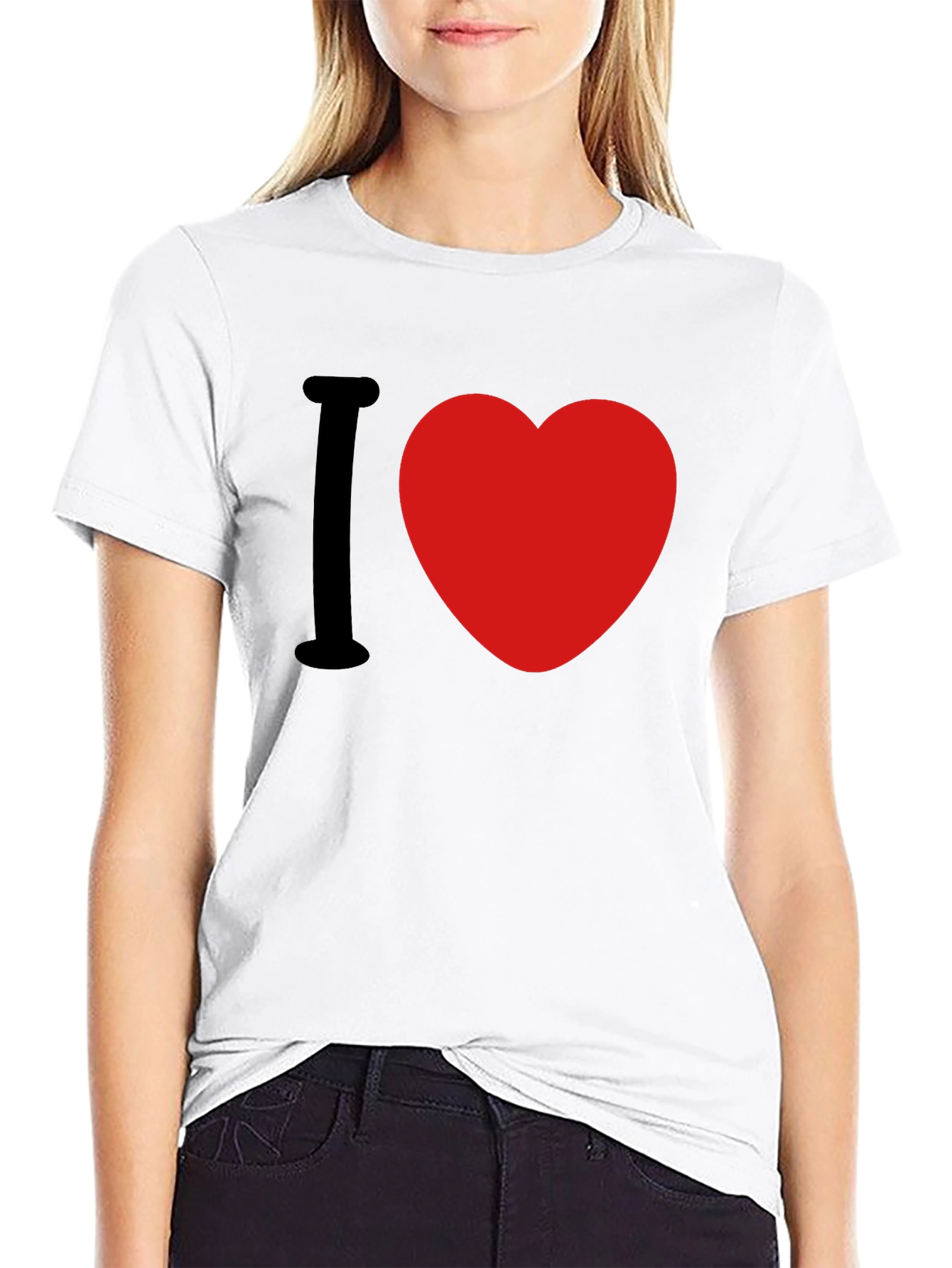 I Love Heart Graphic T-Shirt
