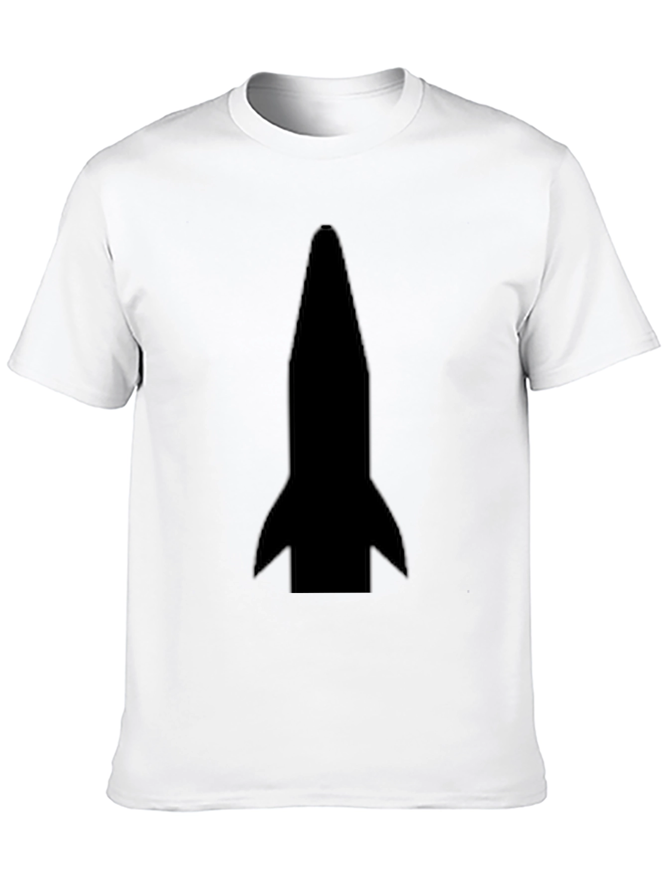 Rocket Graphic T-Shirt - Mens Black Tee