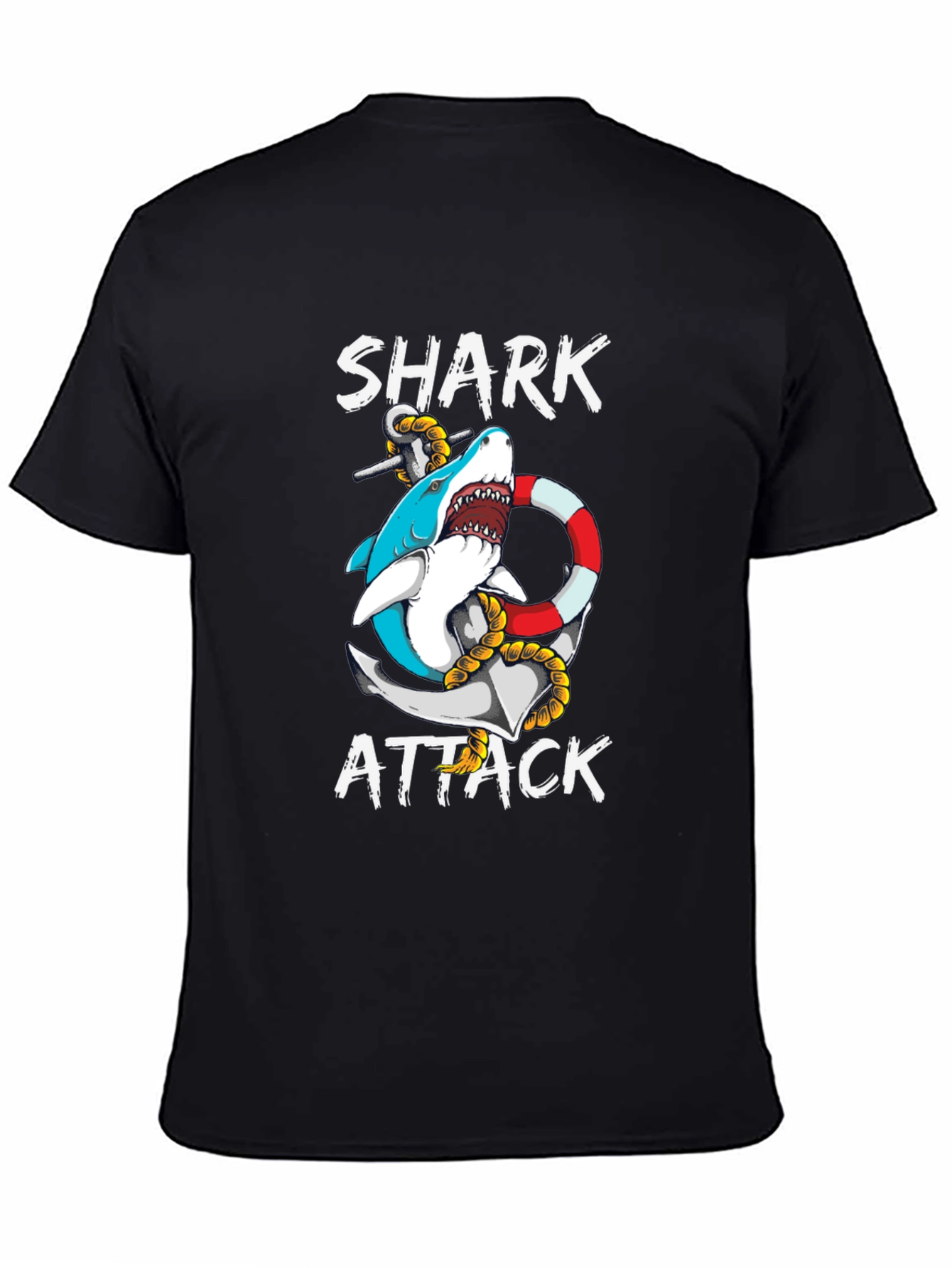 Shark Attack Graphic T-Shirt