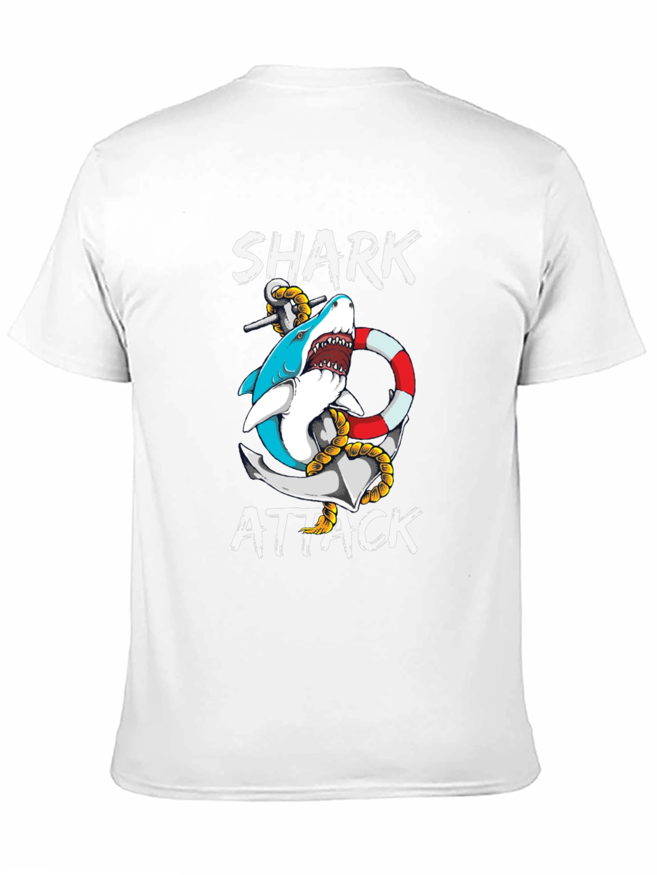 Shark Attack Graphic T-Shirt