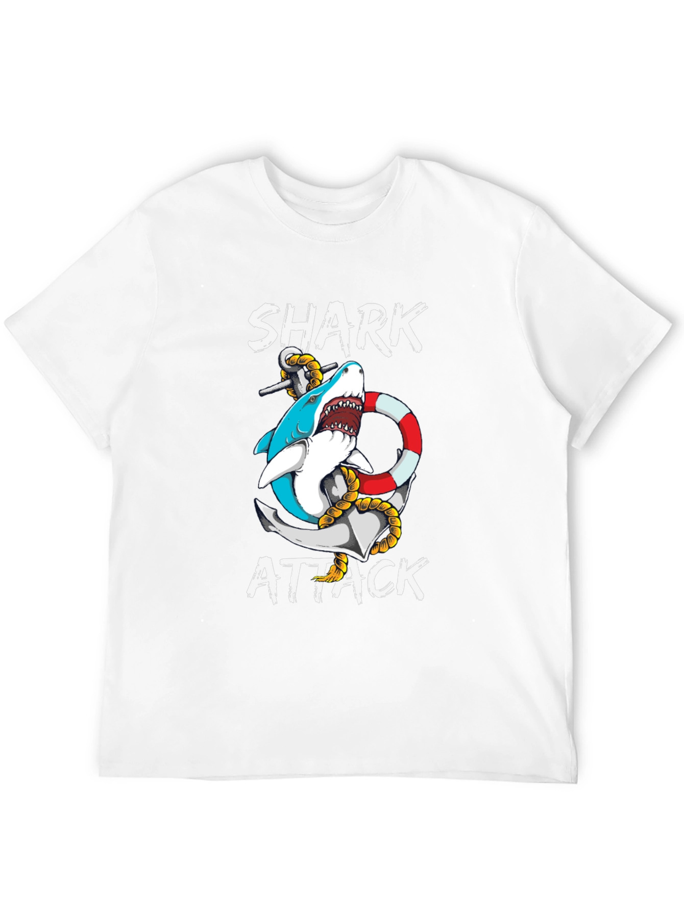 Shark Attack Graphic T-Shirt