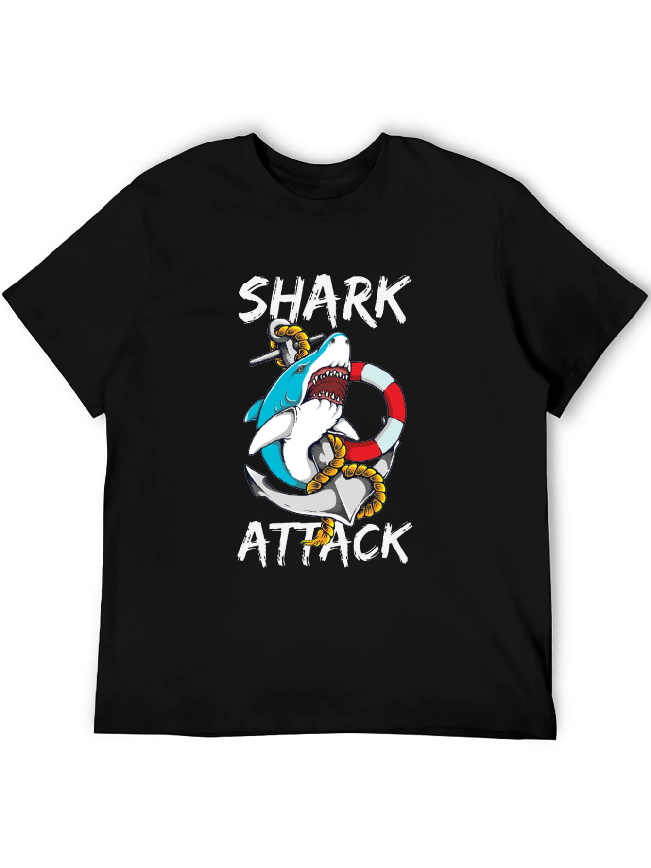 Shark Attack Graphic T-Shirt