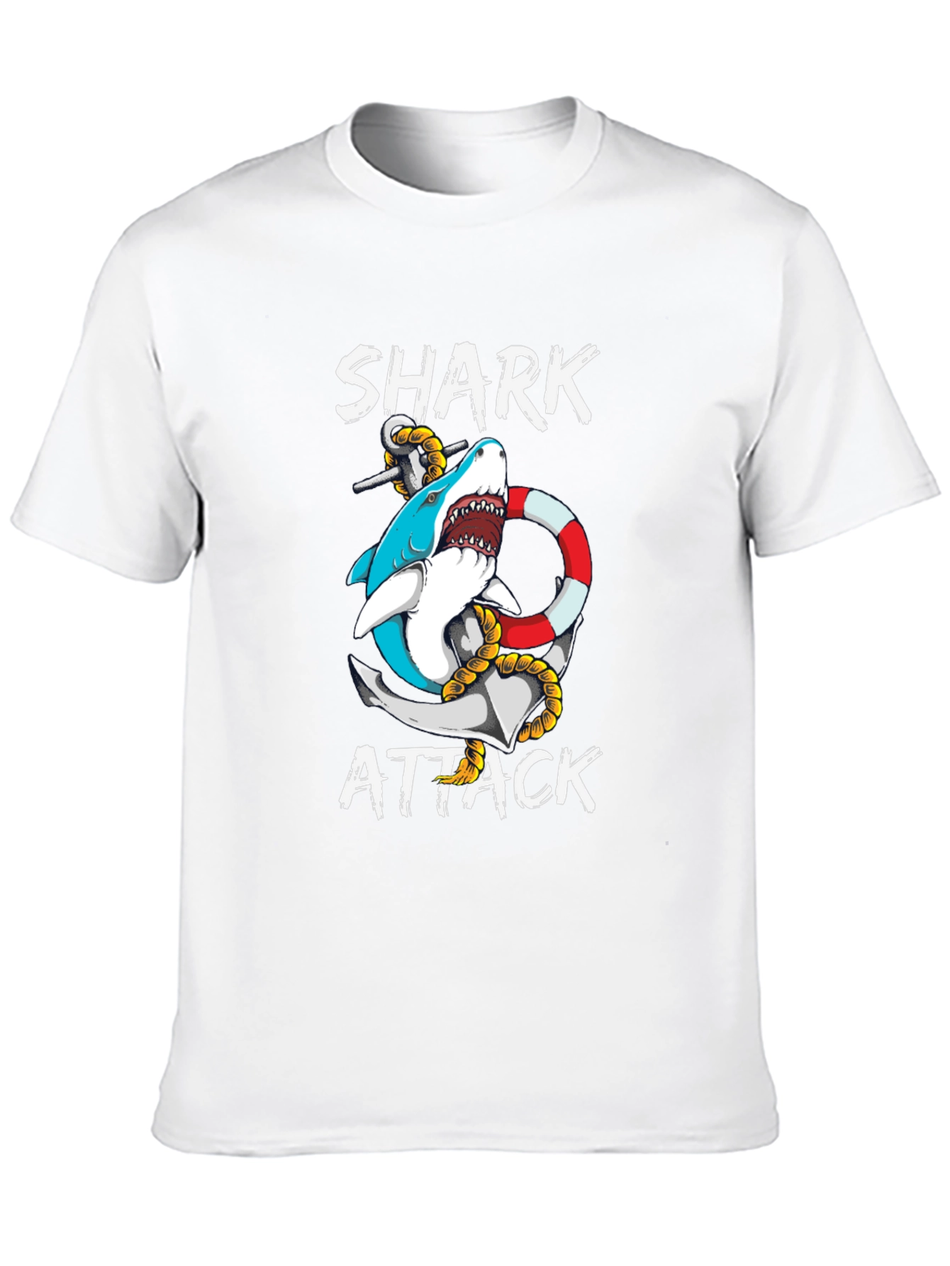 Shark Attack Graphic T-Shirt