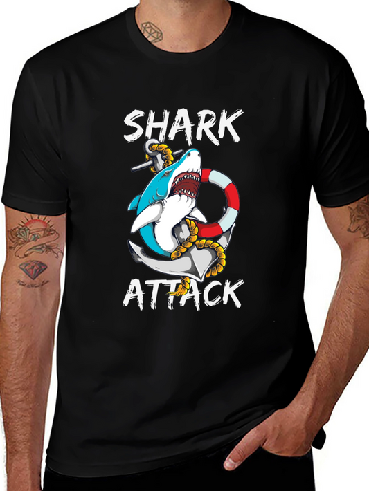 Shark Attack Graphic T-Shirt