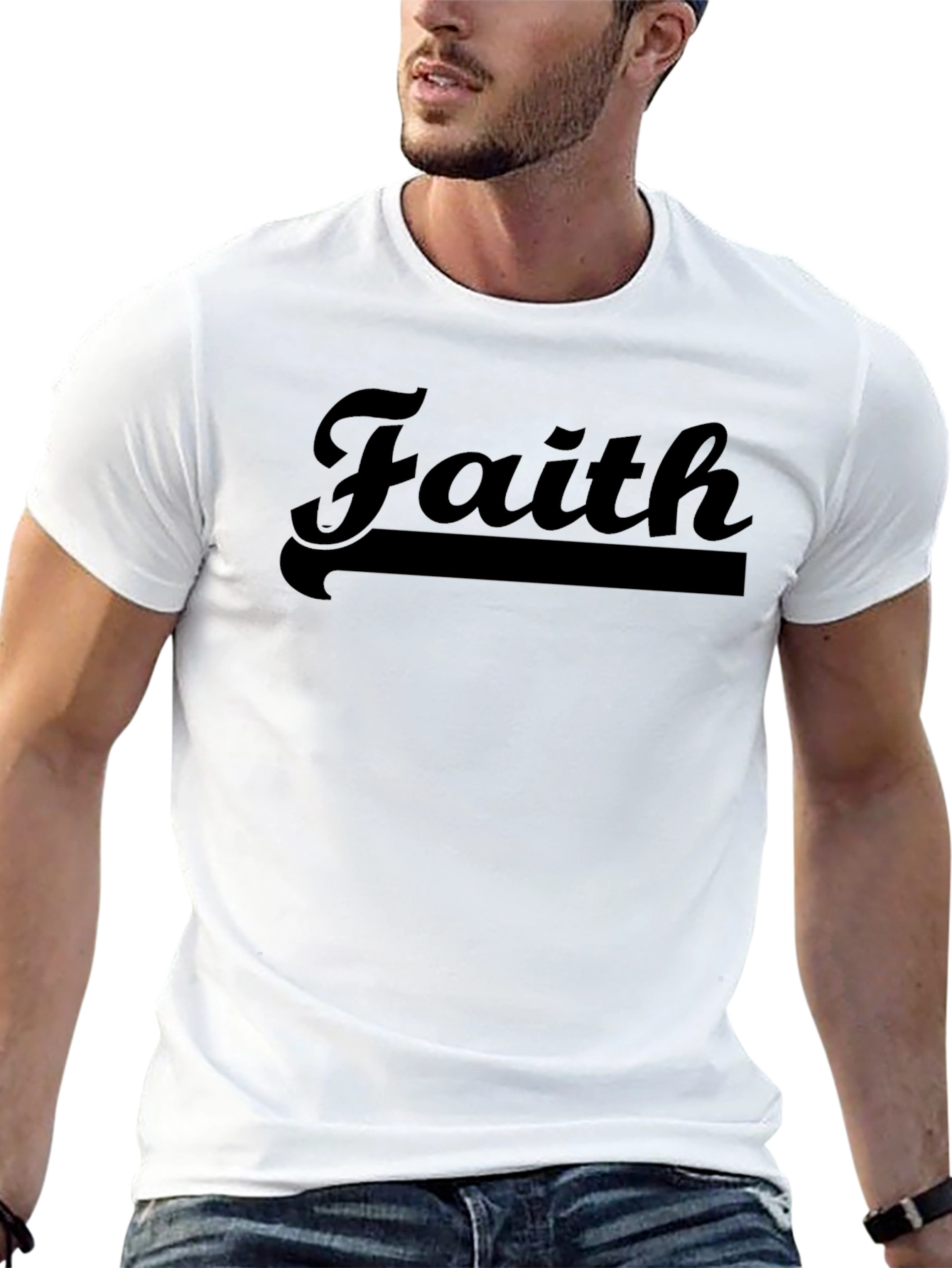 Faith Graphic Tee - Mens Black T-Shirt