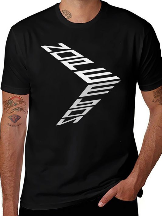 Modern Graphic Print Tee - Stylish Casual Wear