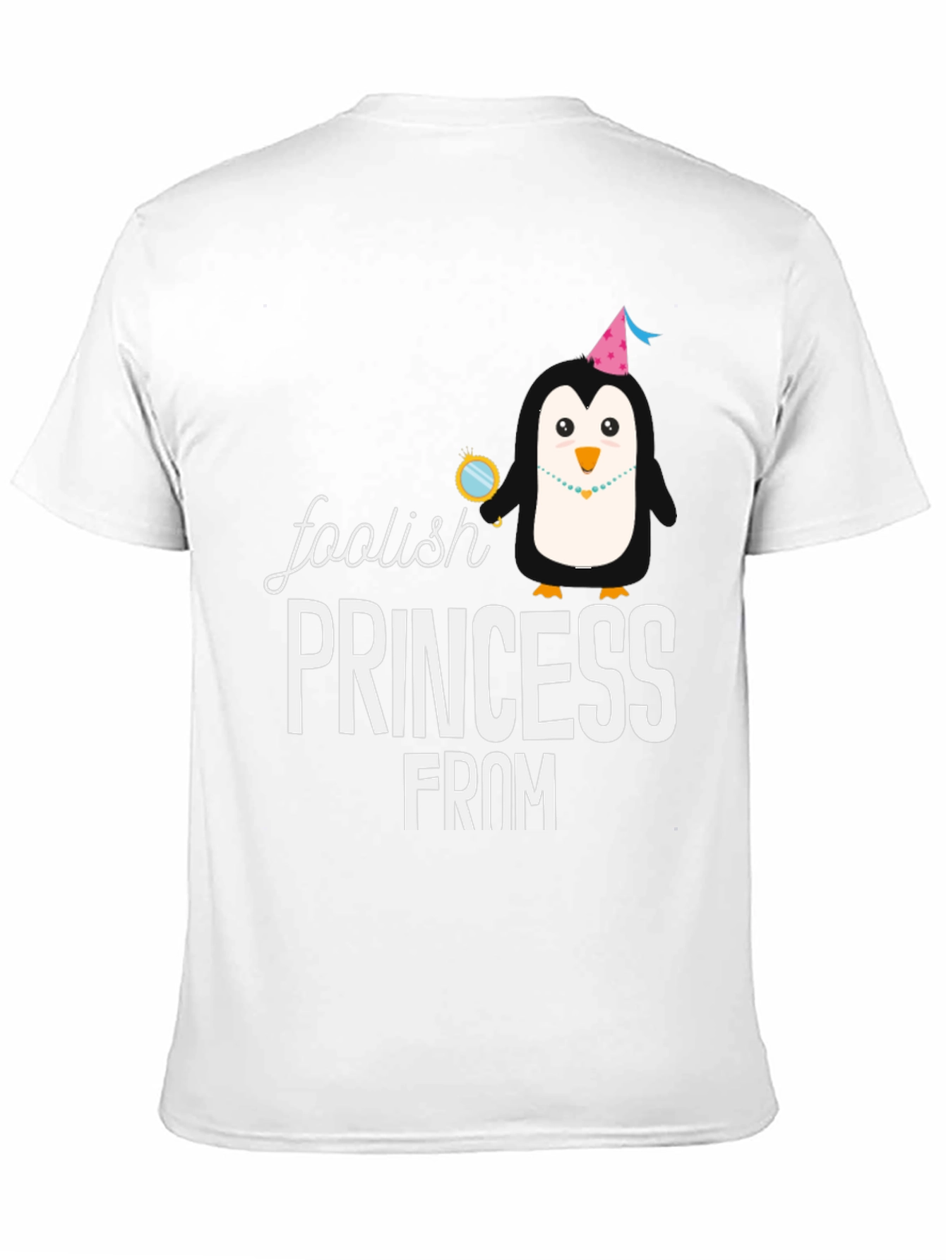 Foolish Princess Penguin Graphic T-Shirt