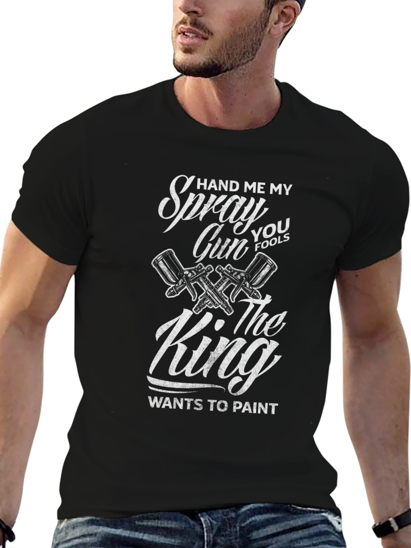 Spray Gun King Graphic T-Shirt