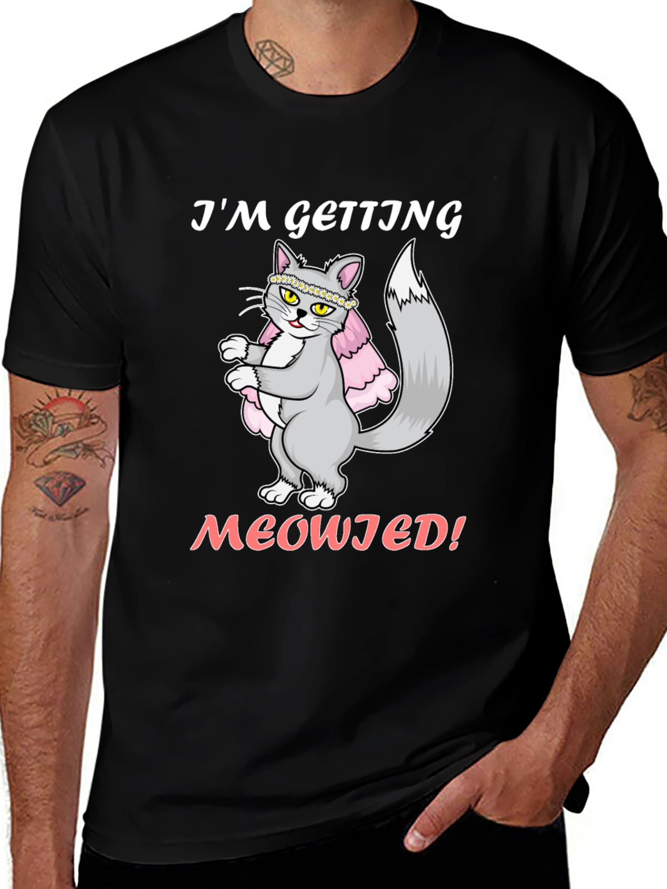 Im Getting Meowied! Cat Wedding T-Shirt