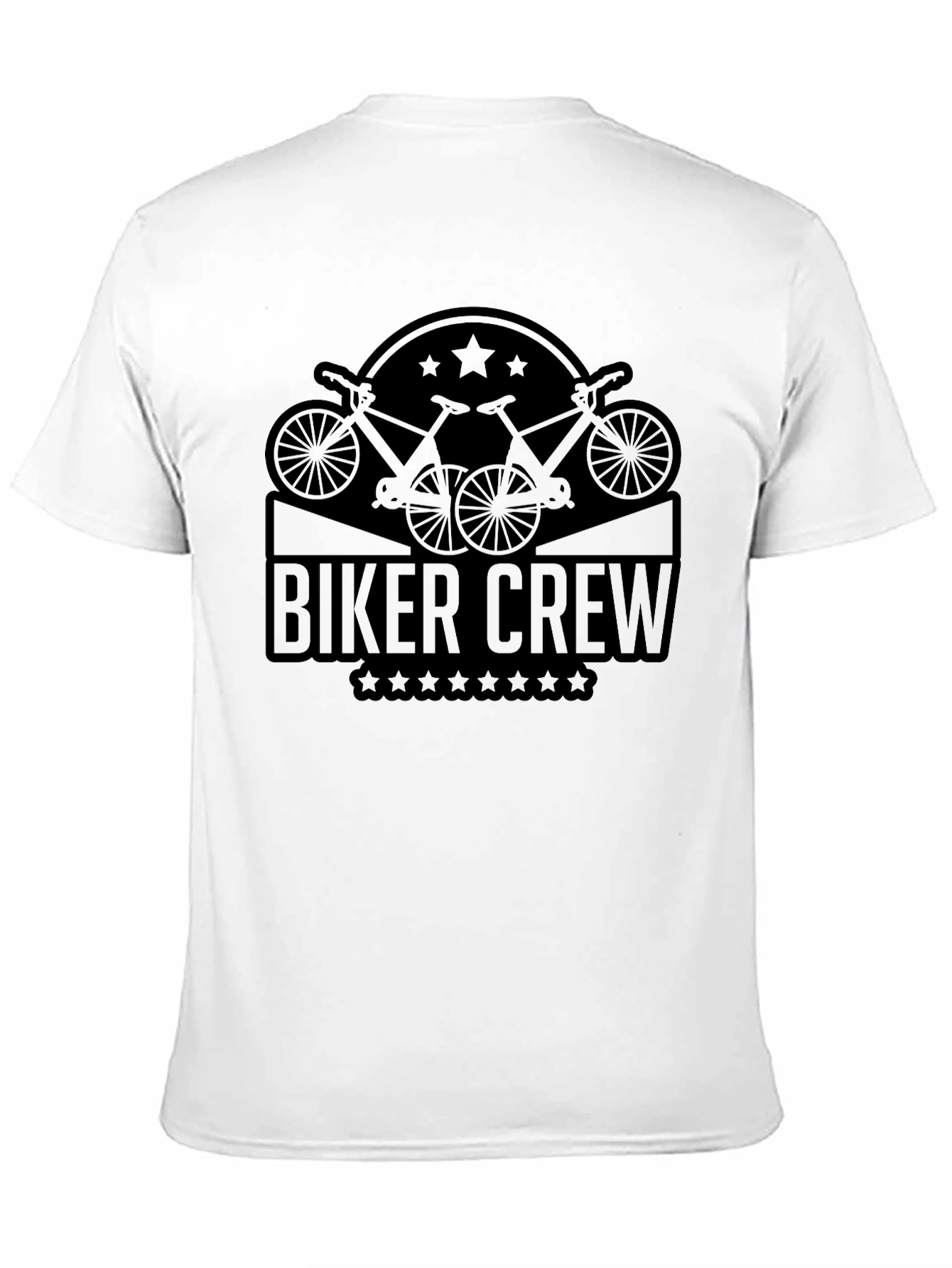 Biker Crew T-Shirt - Cycling Design