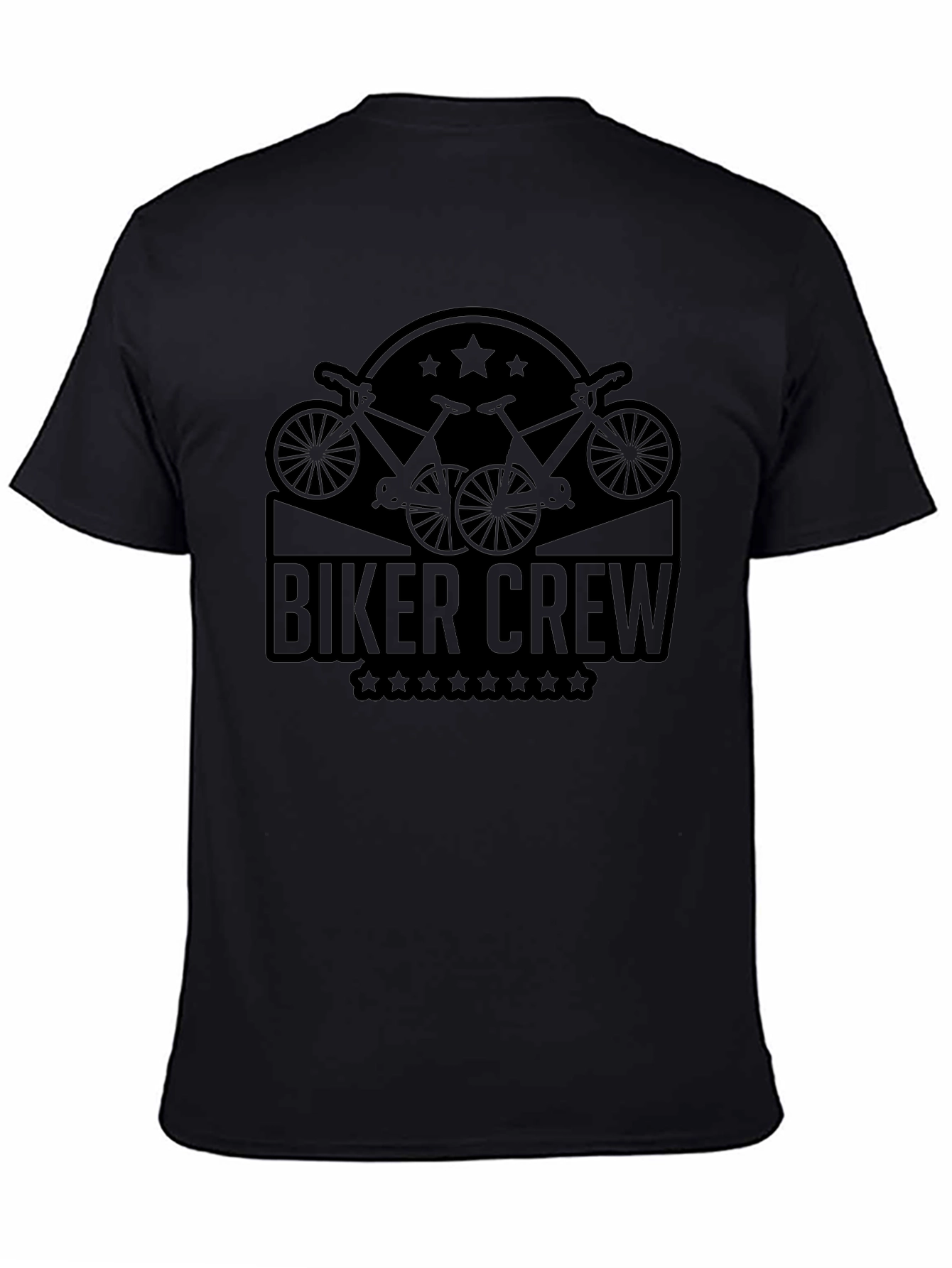 Biker Crew T-Shirt - Cycling Design