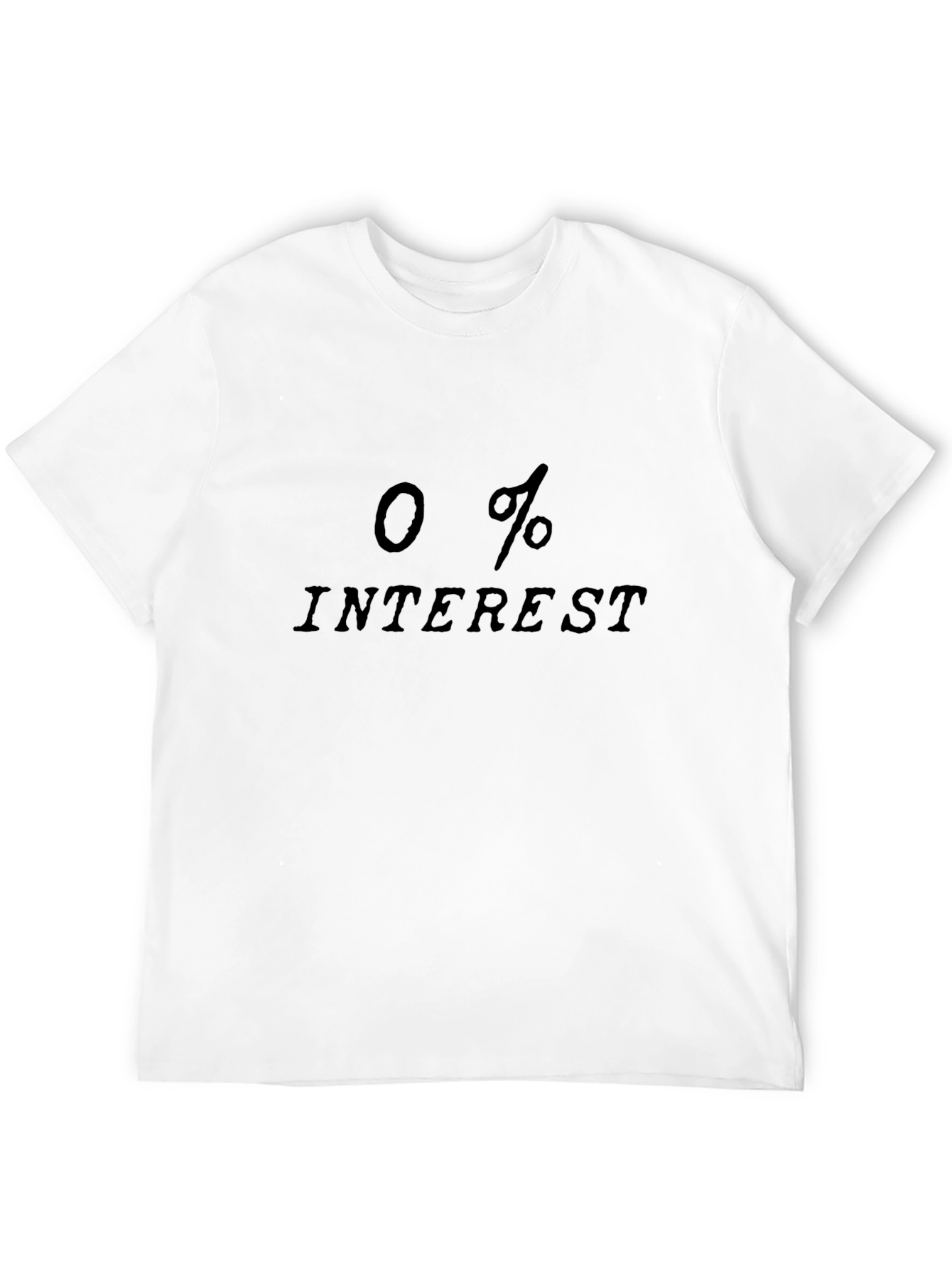 Zero Interest Black Tee