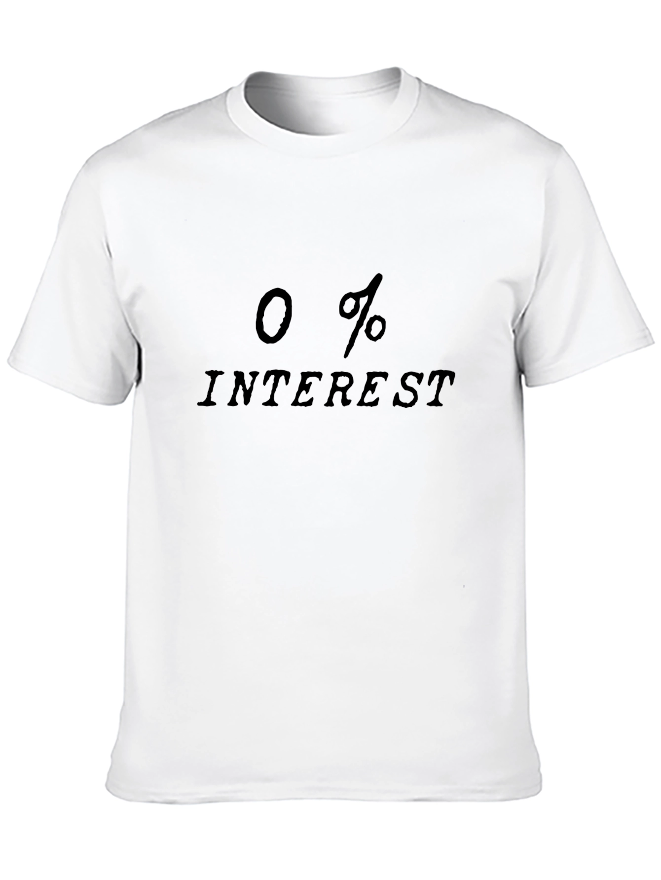 Zero Interest Black Tee