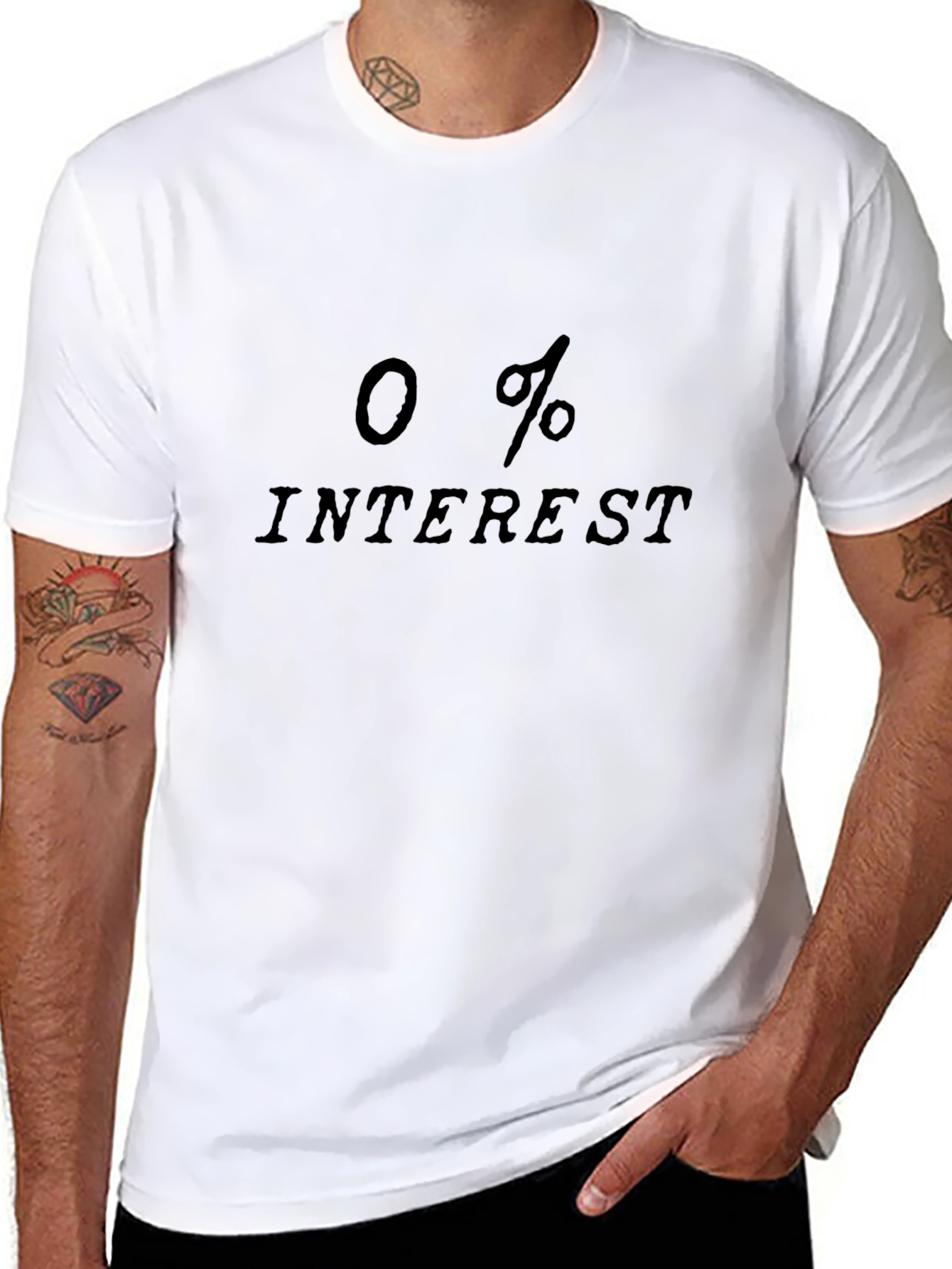 Zero Interest Black Tee