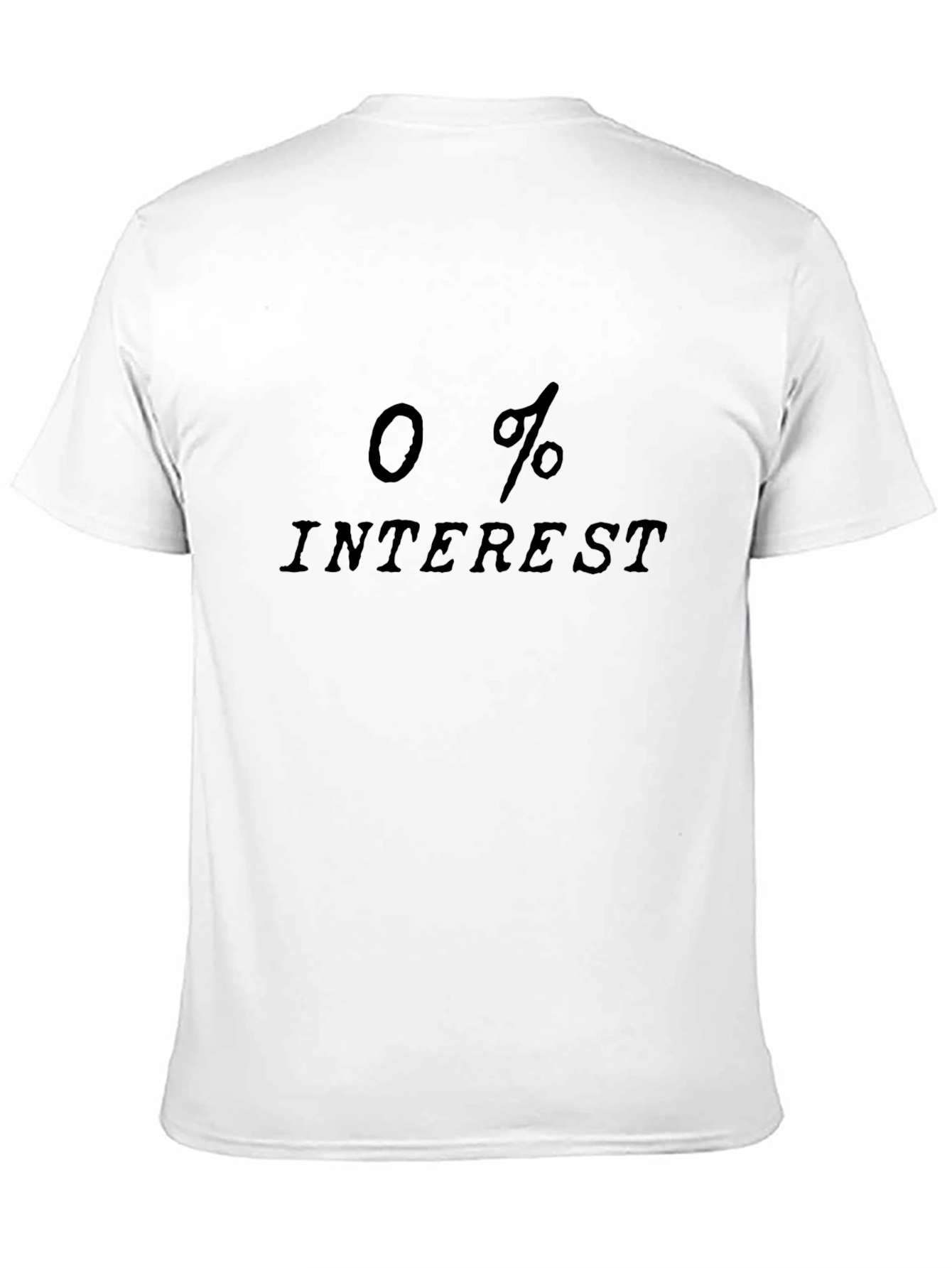 Zero Interest Black Tee