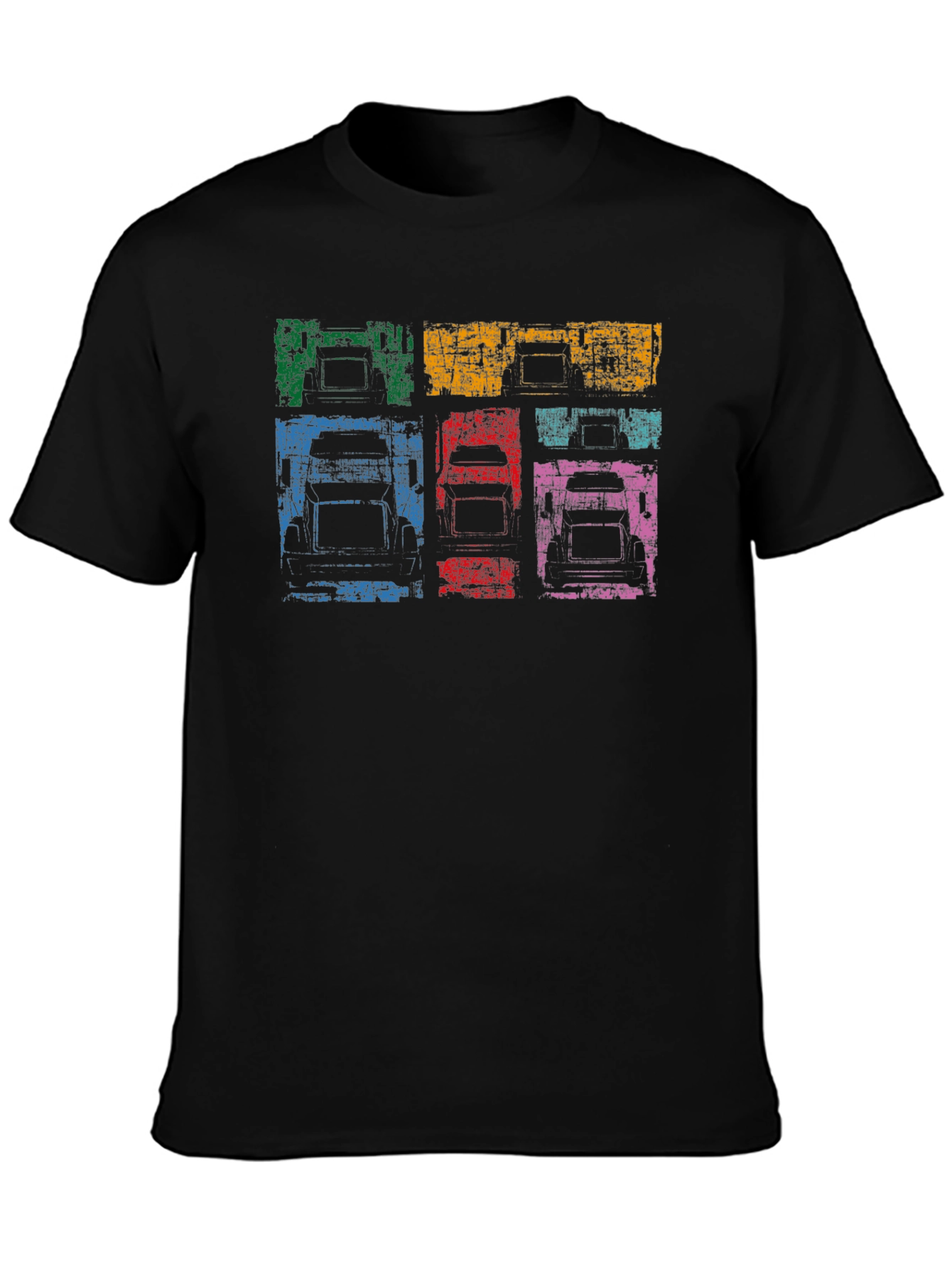 Retro Truck Art T-Shirt - Pop Art Style