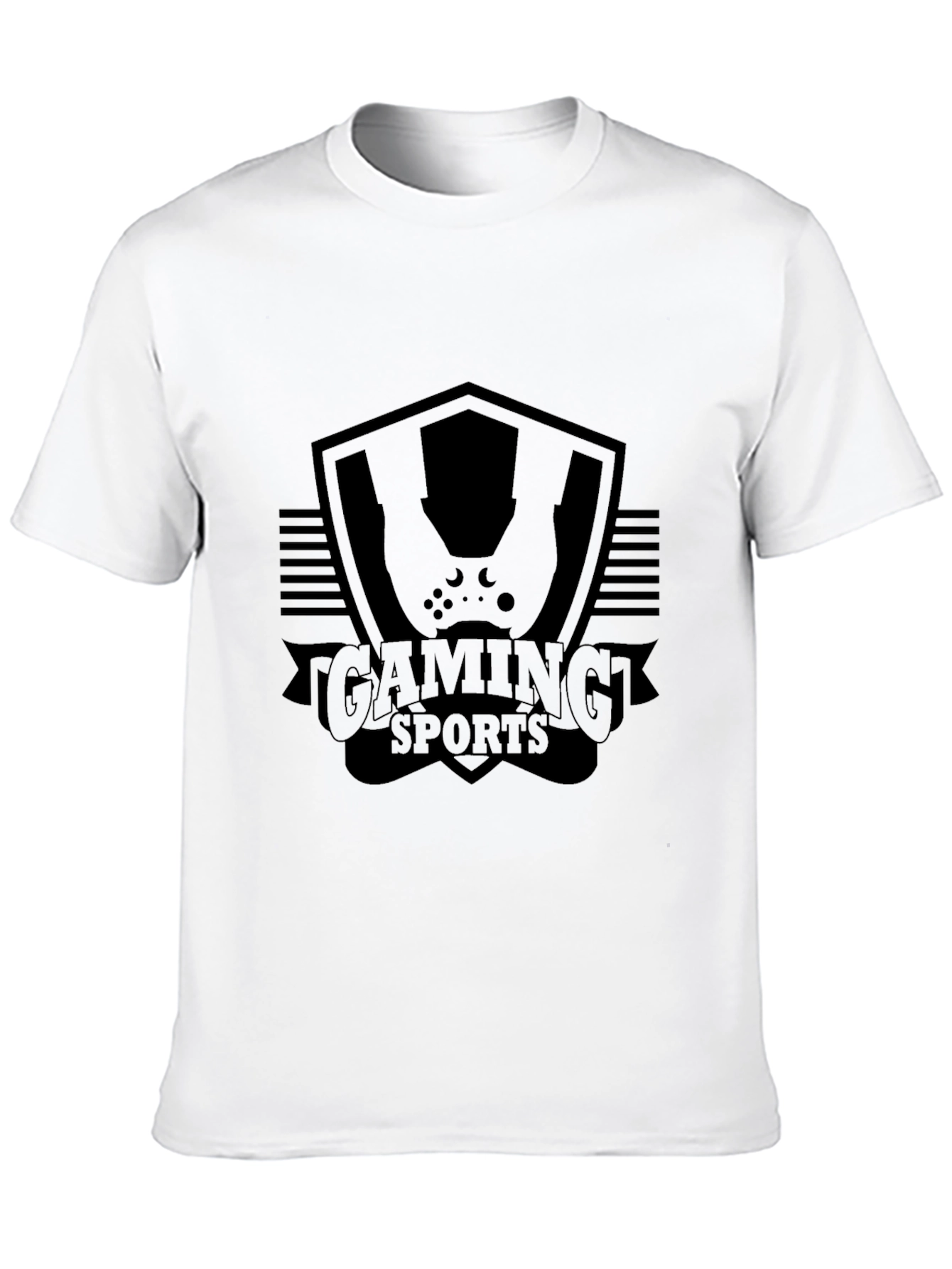 Gaming Sports Black T-Shirt
