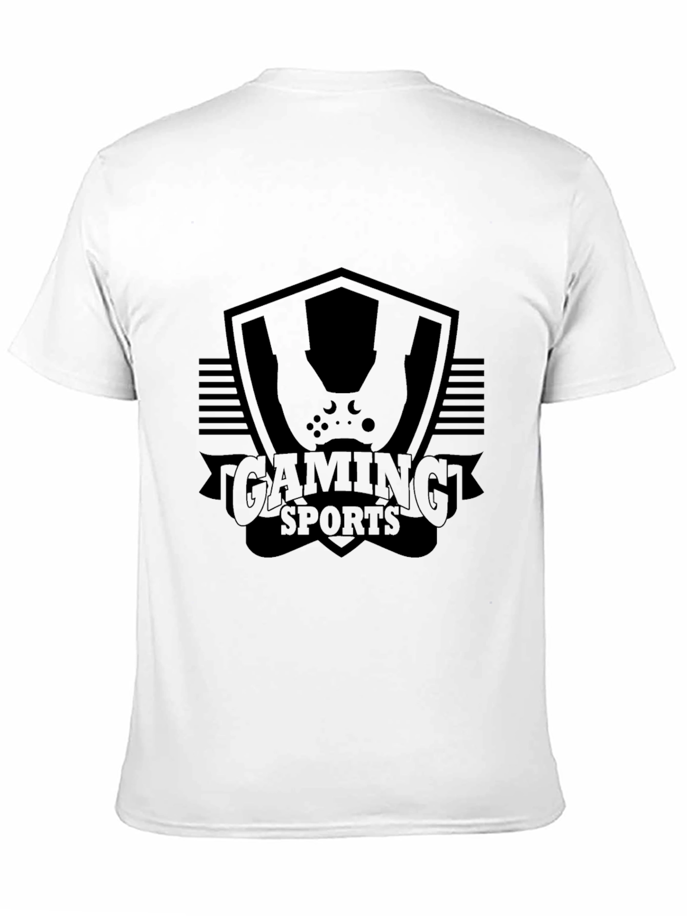 Gaming Sports Black T-Shirt