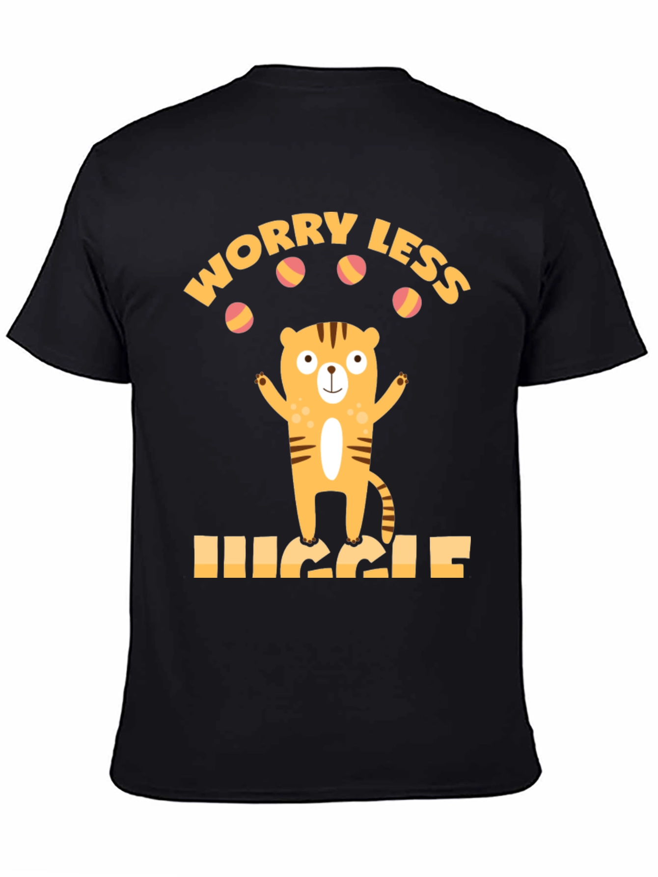 Worry Less Juggle Tiger Graphic Tee