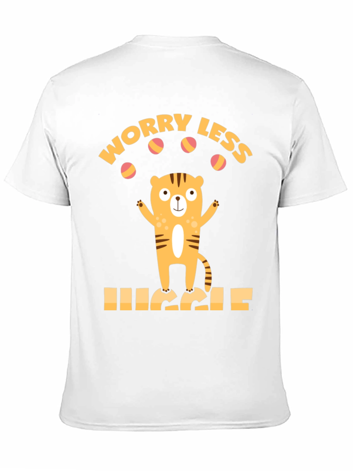Worry Less Juggle Tiger Graphic Tee