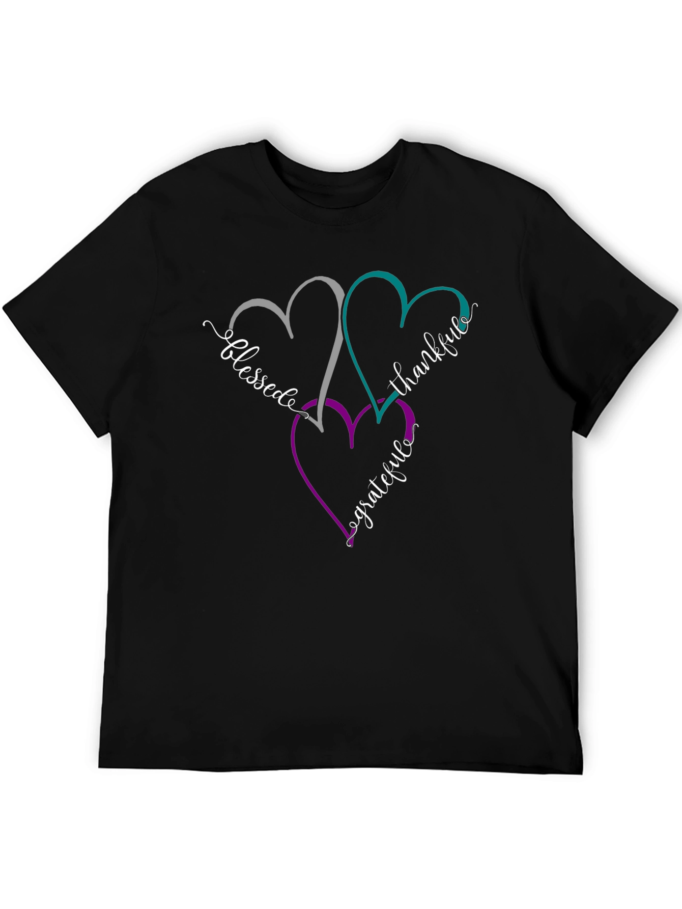 Blessed Thankful Grateful Heart Tee