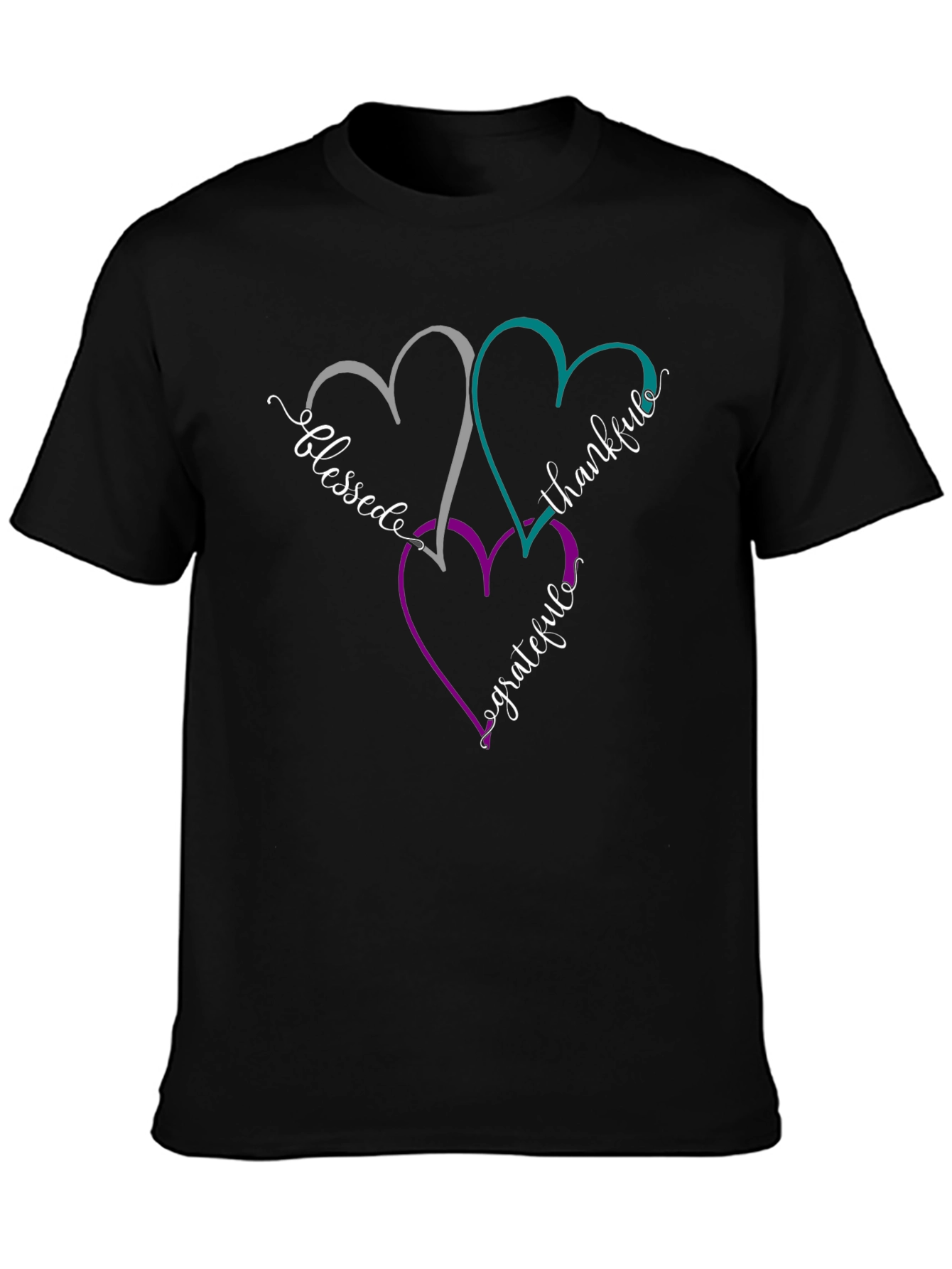 Blessed Thankful Grateful Heart Tee