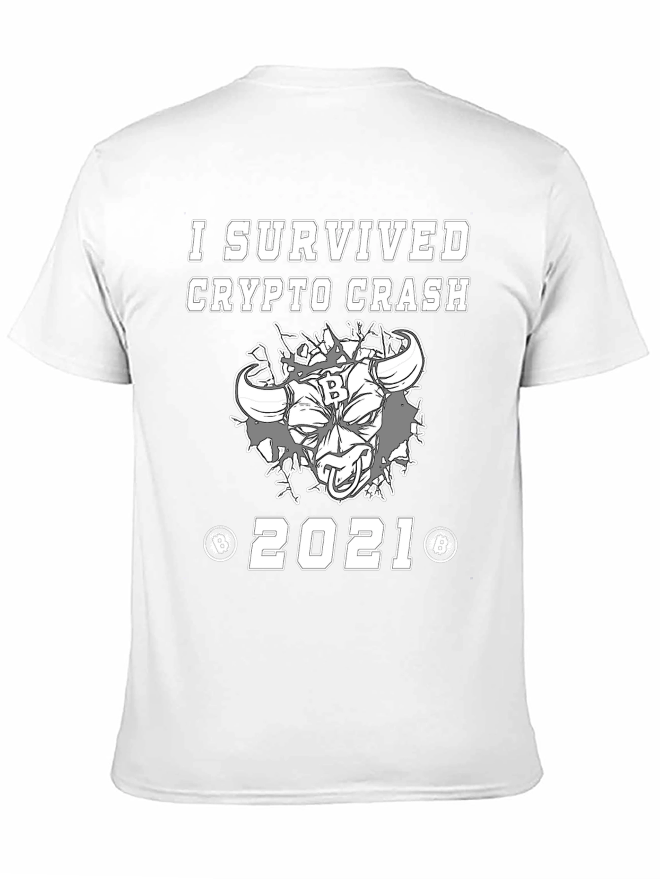 Crypto Crash Survivor 2021 Graphic T-Shirt