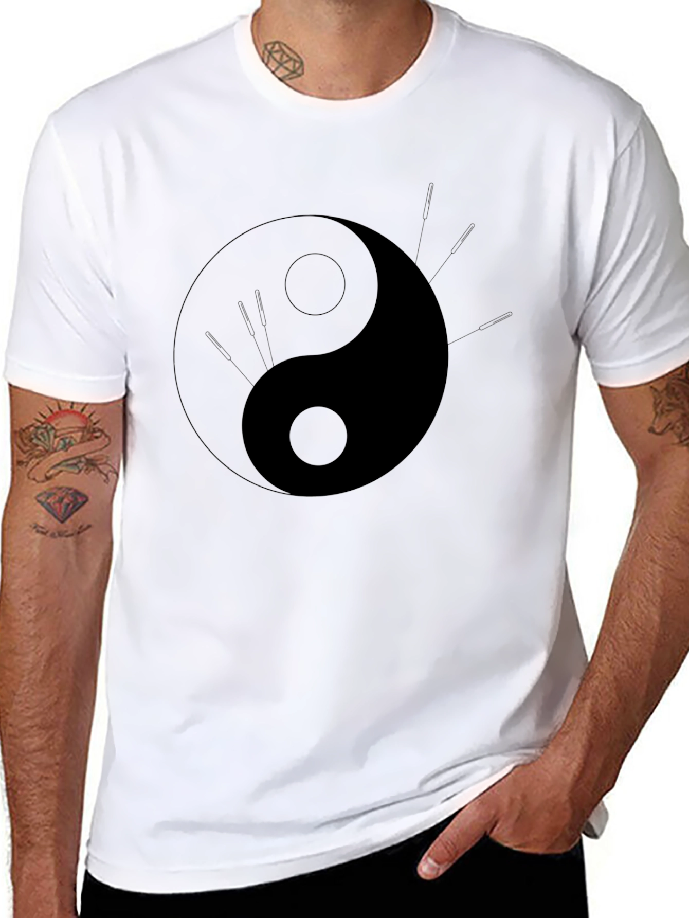Yin Yang Acupuncture T-Shirt - Balance & Harmony