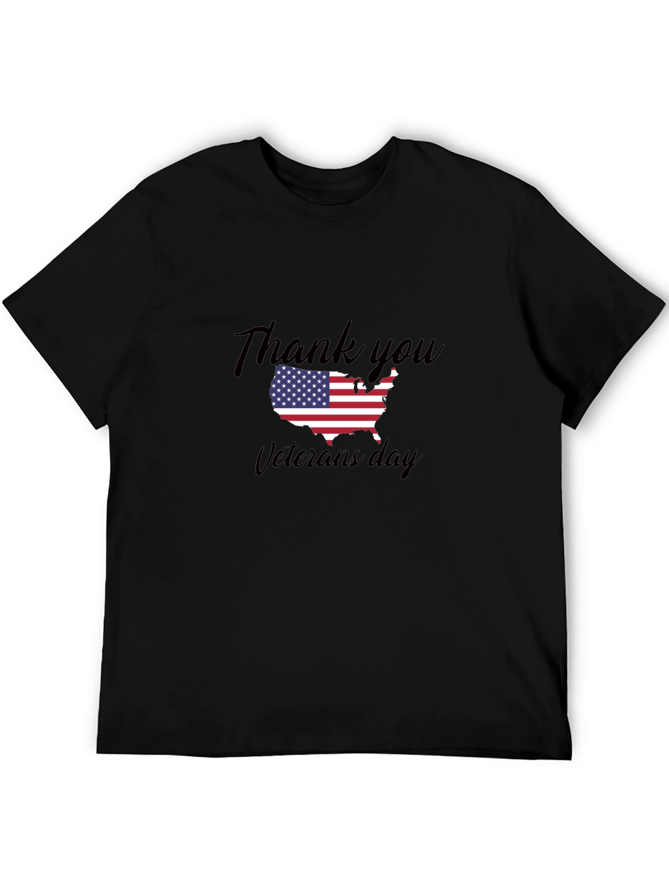 Thank You Veterans Day USA Flag T-Shirt