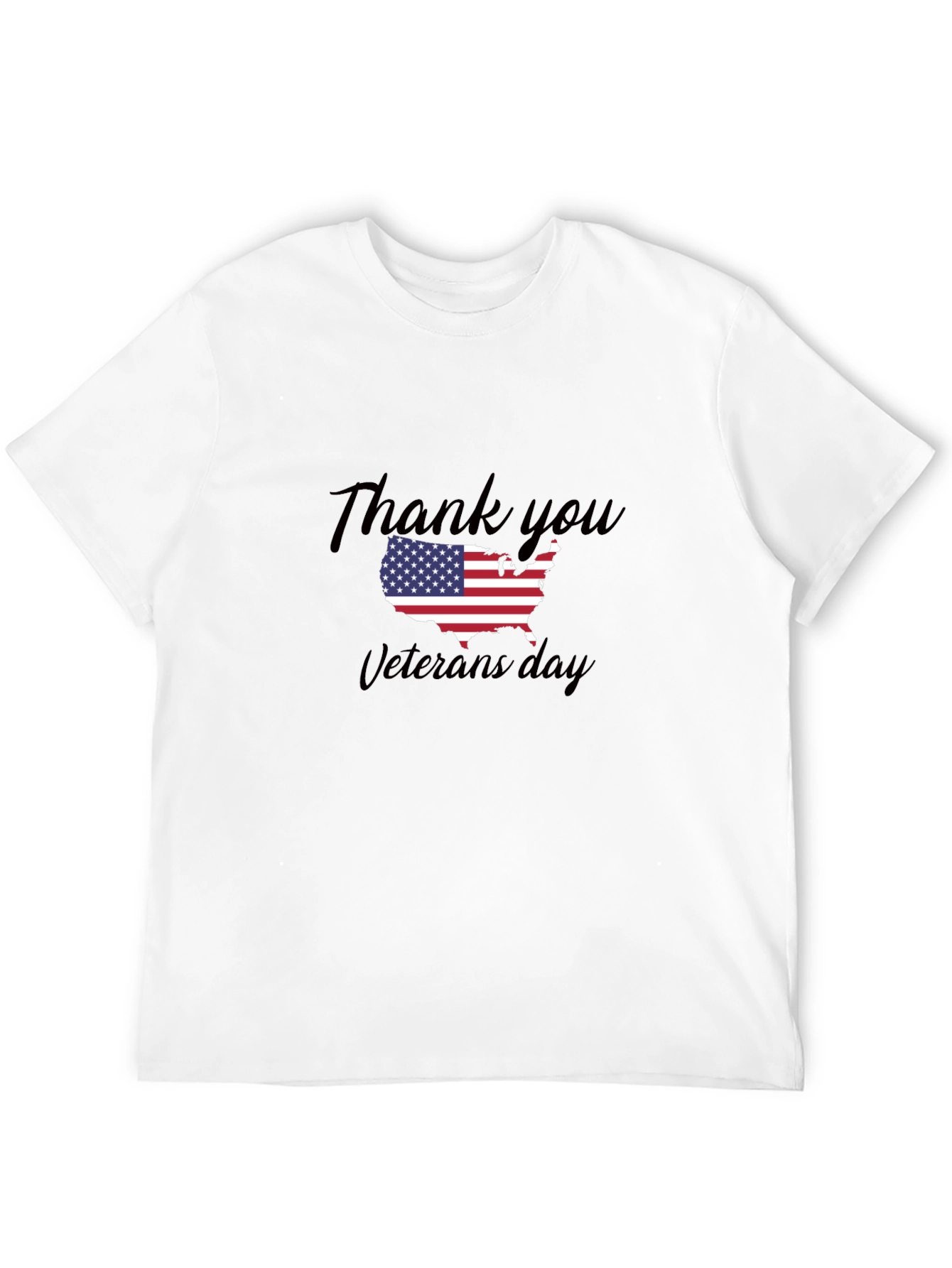 Thank You Veterans Day USA Flag T-Shirt