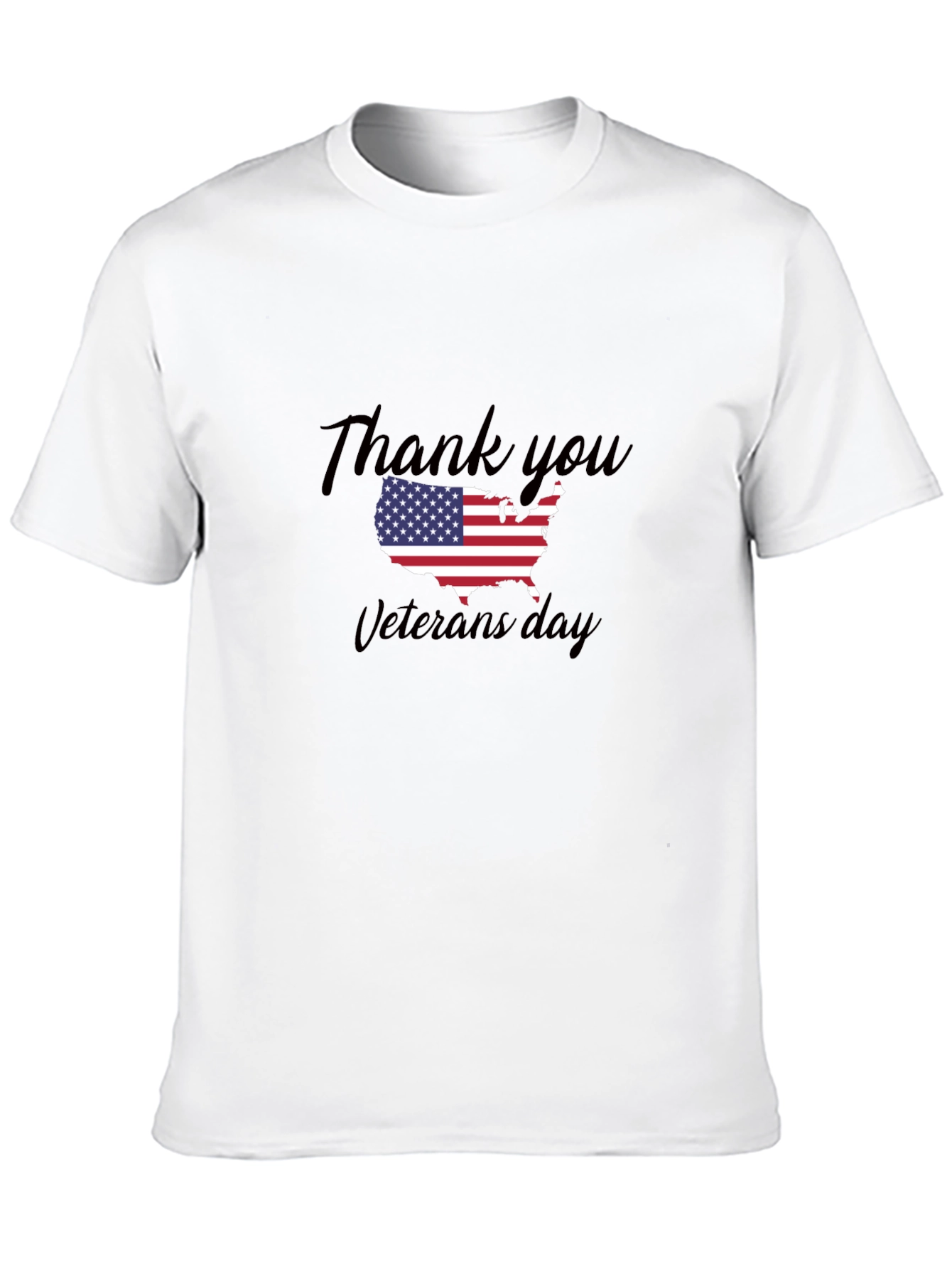 Thank You Veterans Day USA Flag T-Shirt